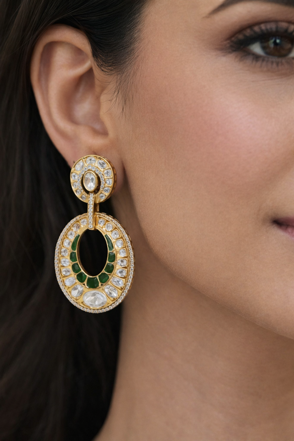 Kundan Earrings 07601