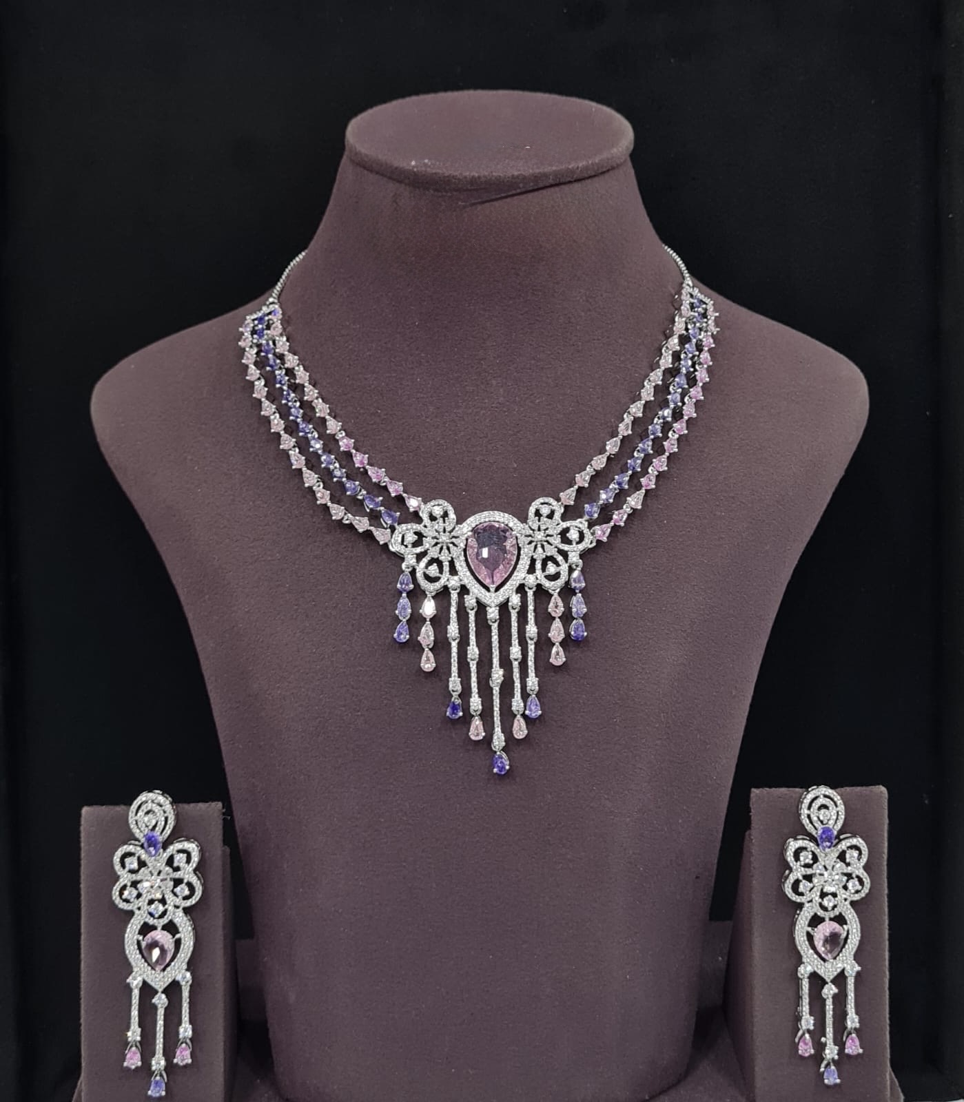 Cz Necklace 11410 - 9