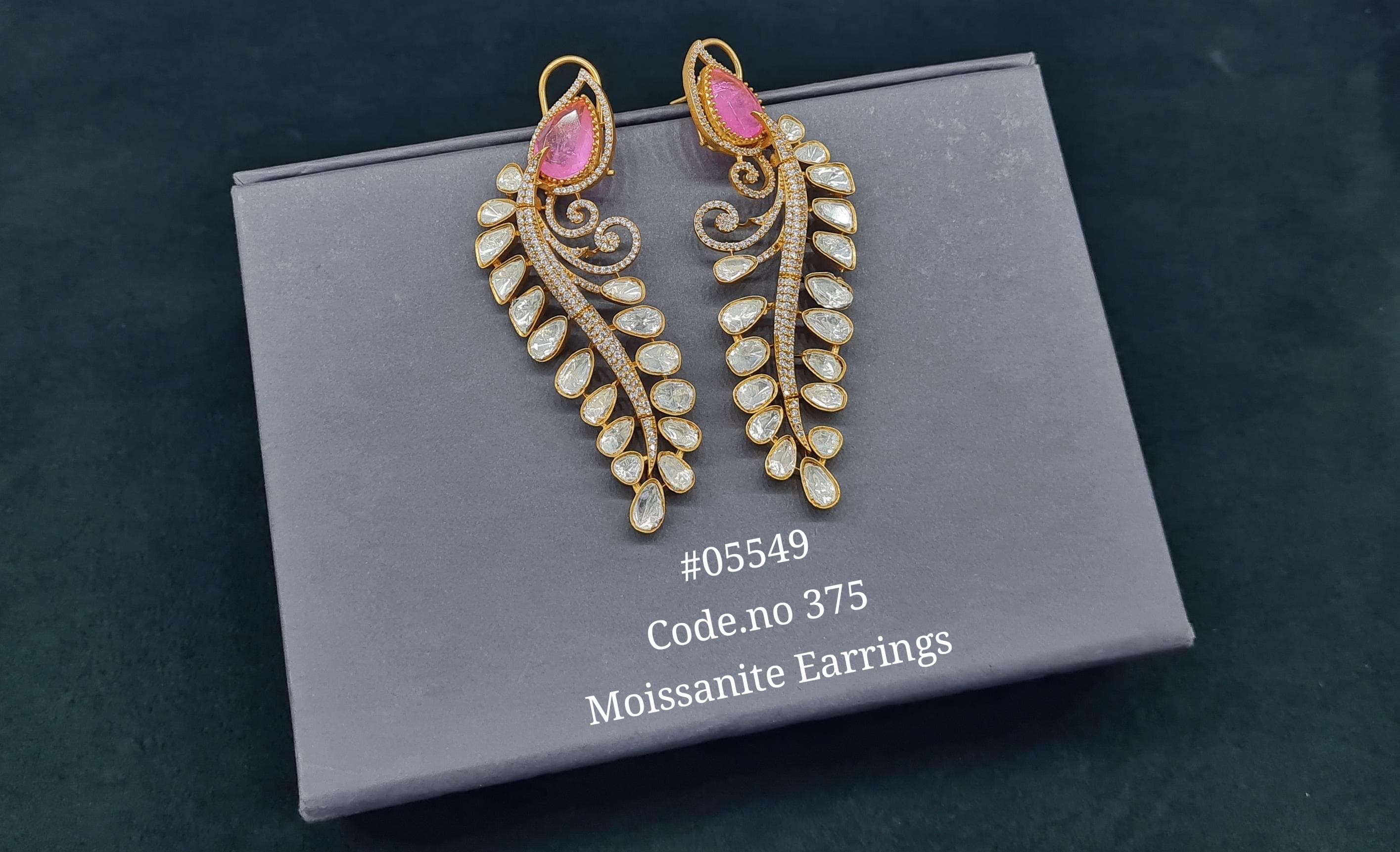 Moissanite Earrings 05549 - 6