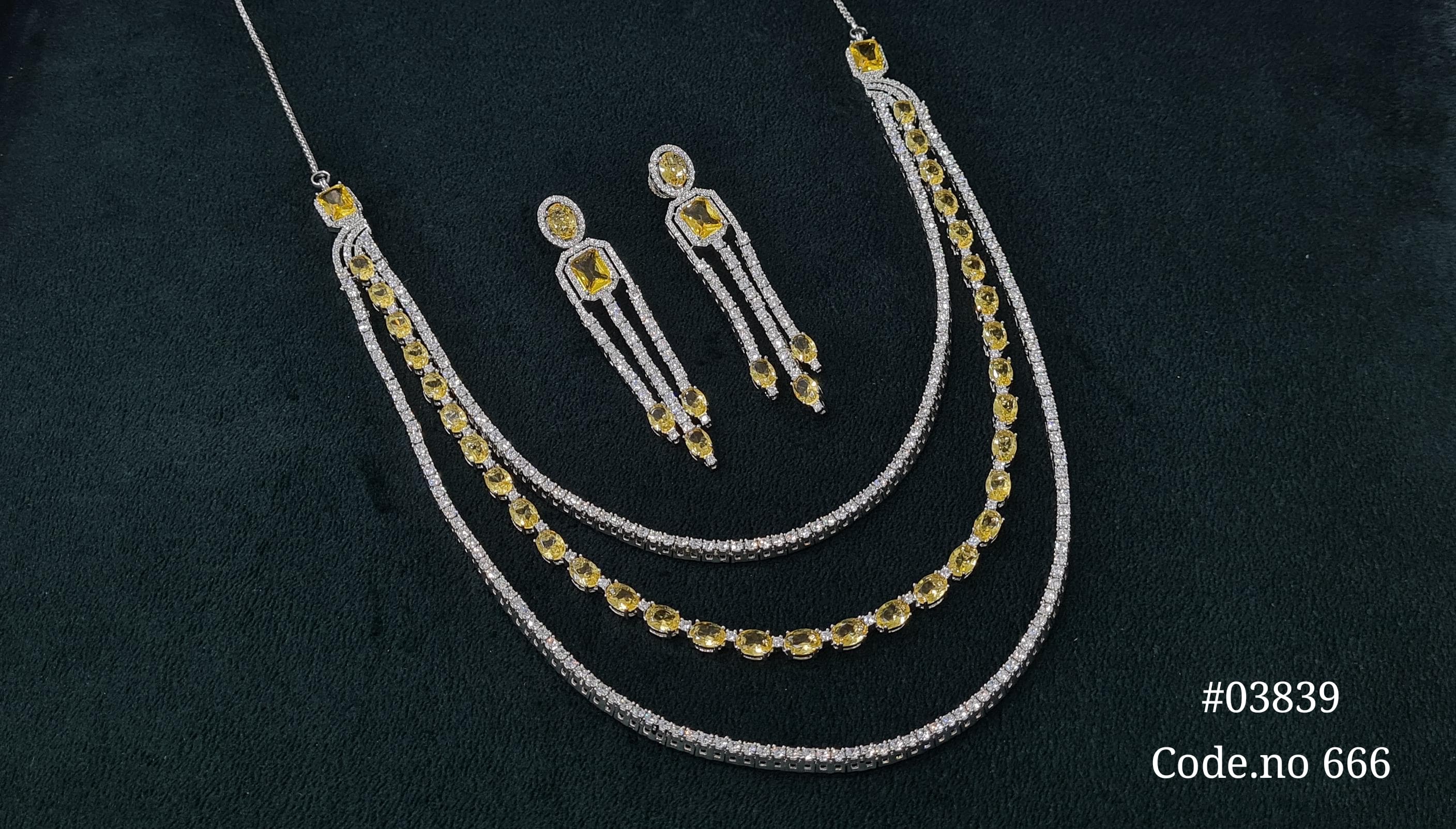 Cz Necklace 03839 - 10