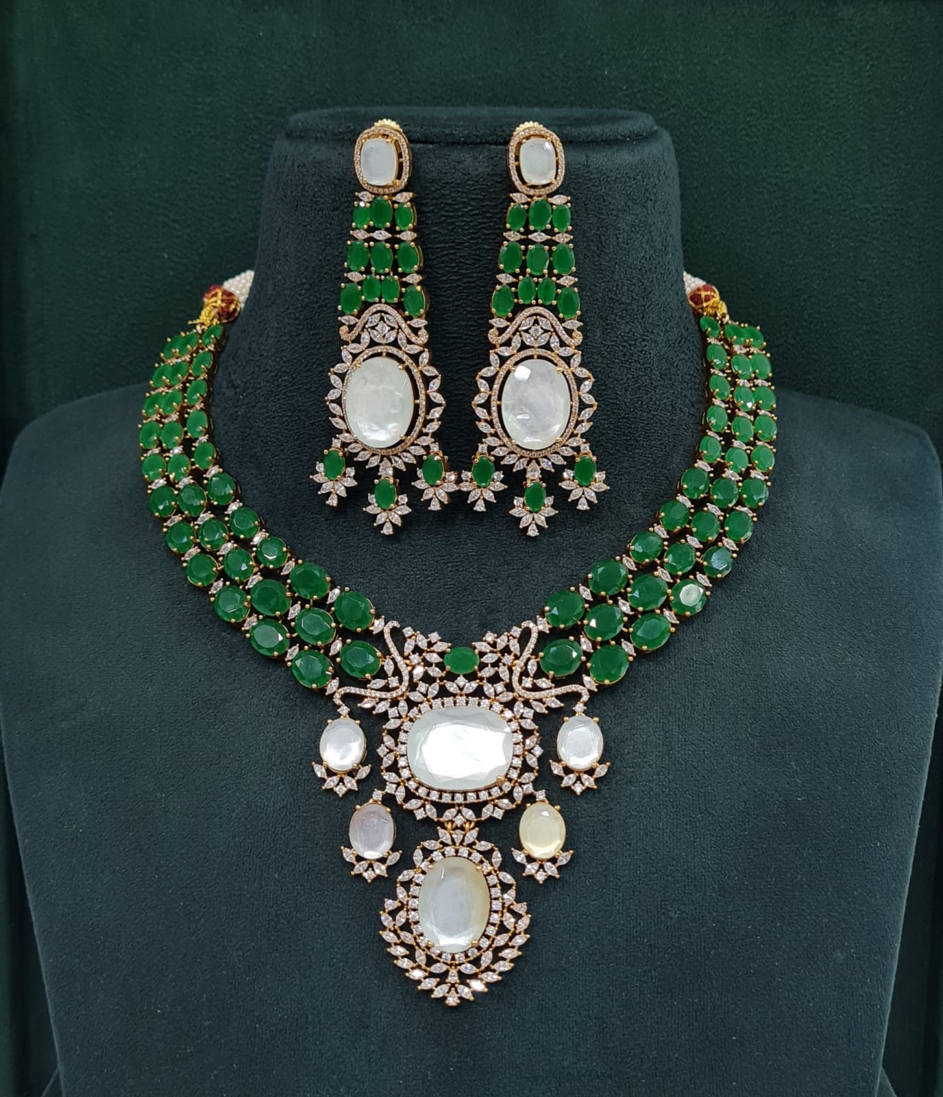 Kundan Necklace 10287 - 4