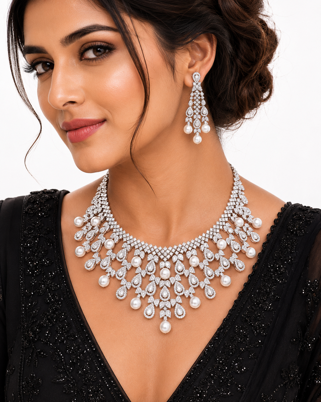 Cz Necklace 10106 - 5