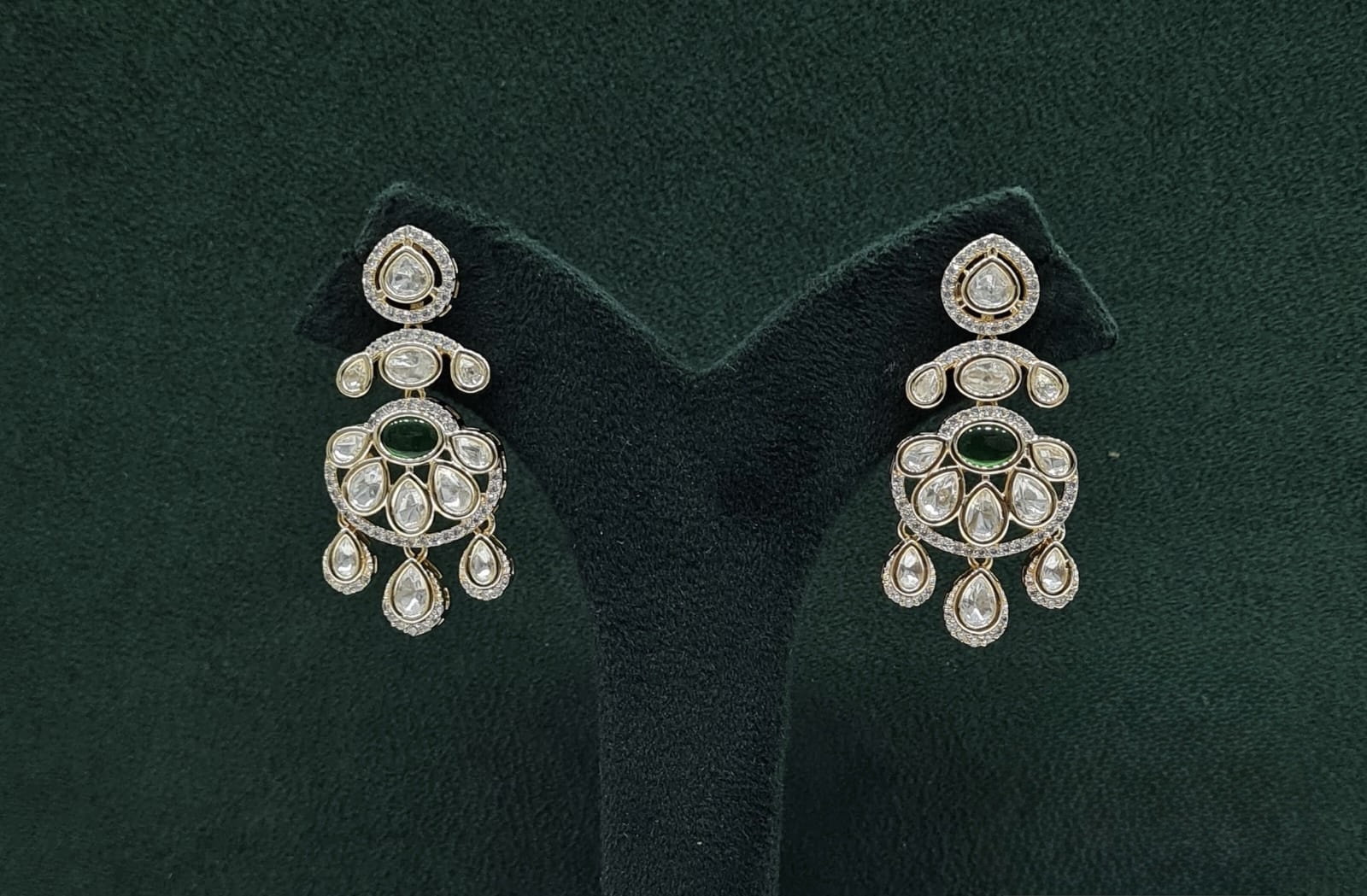 Kundan Earring 09507 - 3