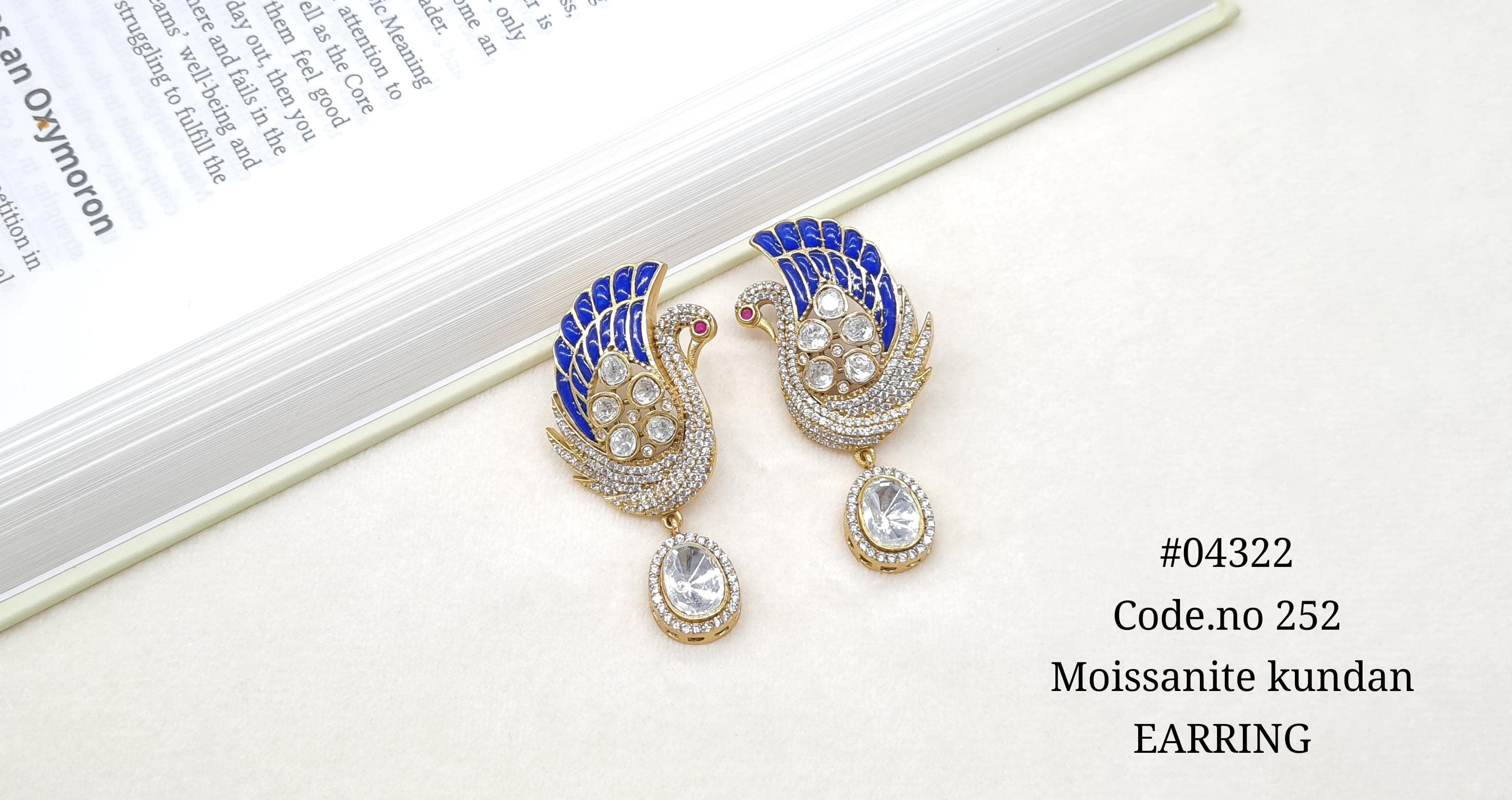 Kundan Earring 04322 - 8