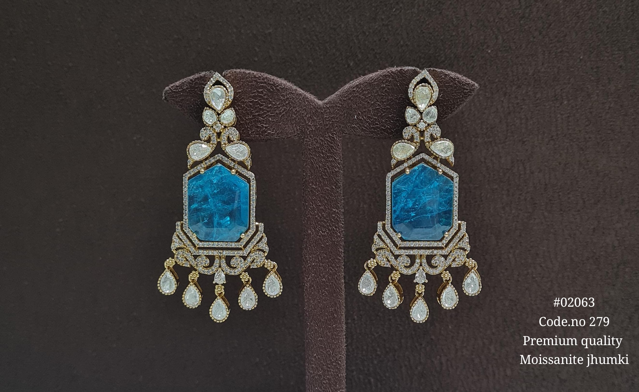 Doublet Kundan Earrings 02063 - 5