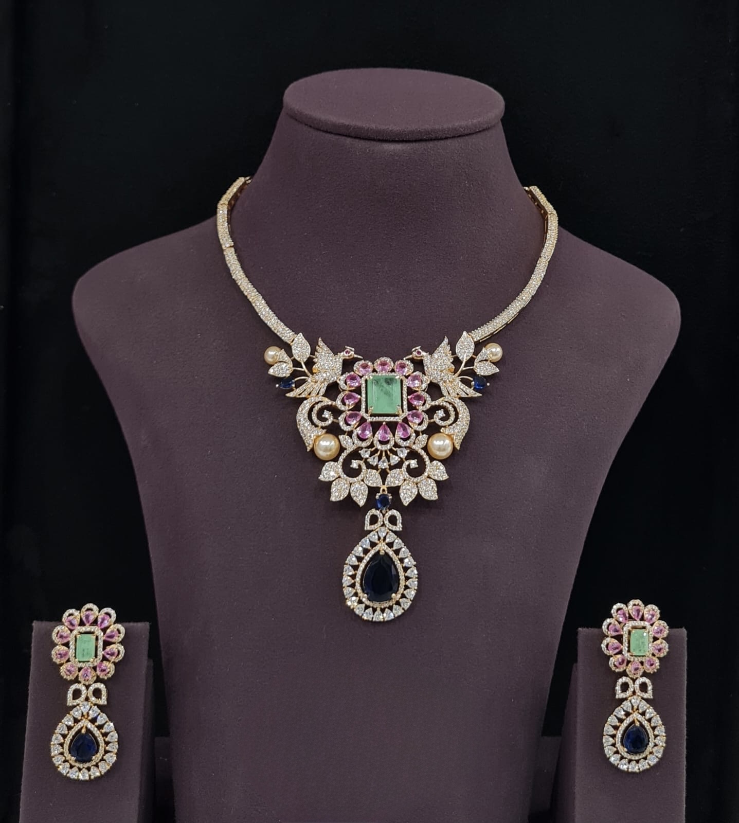 Cz Necklace 10637 - 4