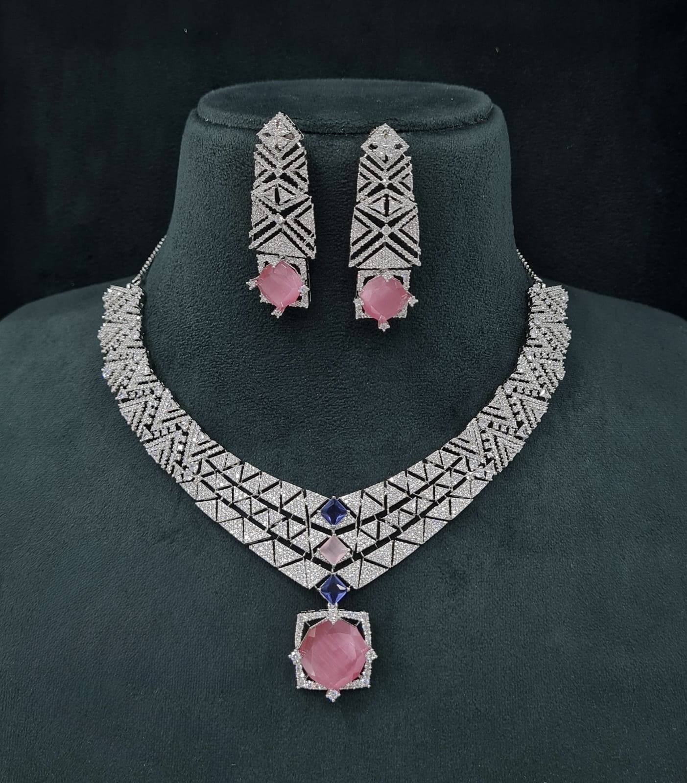 Cz Necklace 06094 - 6