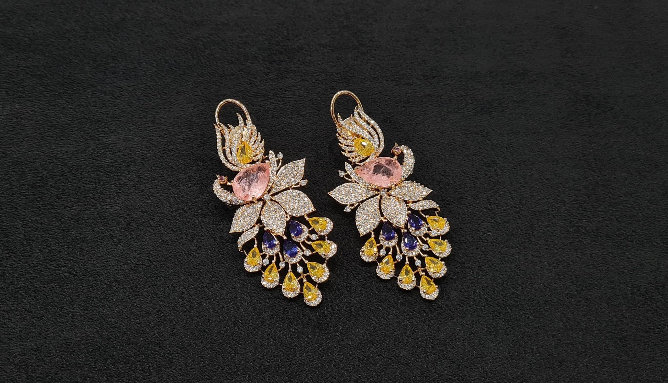 Cz Earrings 10343 - 8