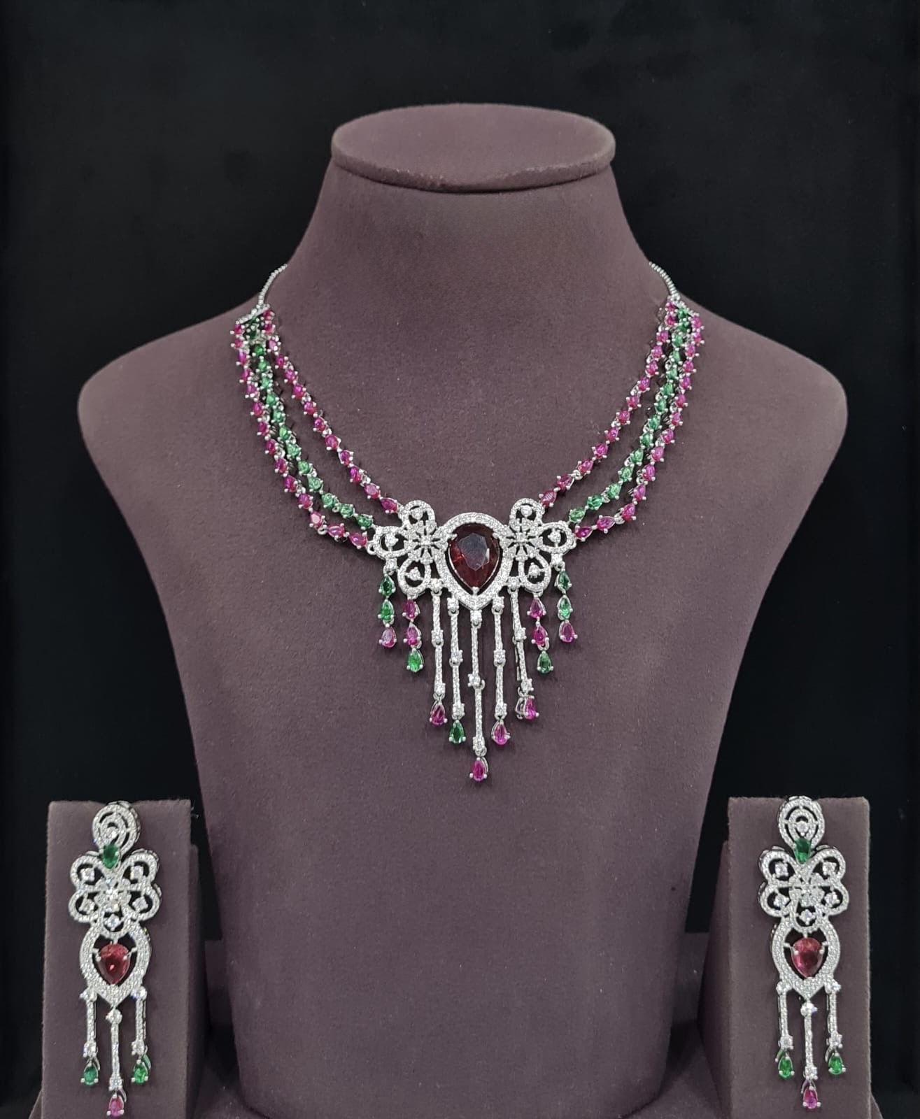 Cz Necklace 11410 - 8