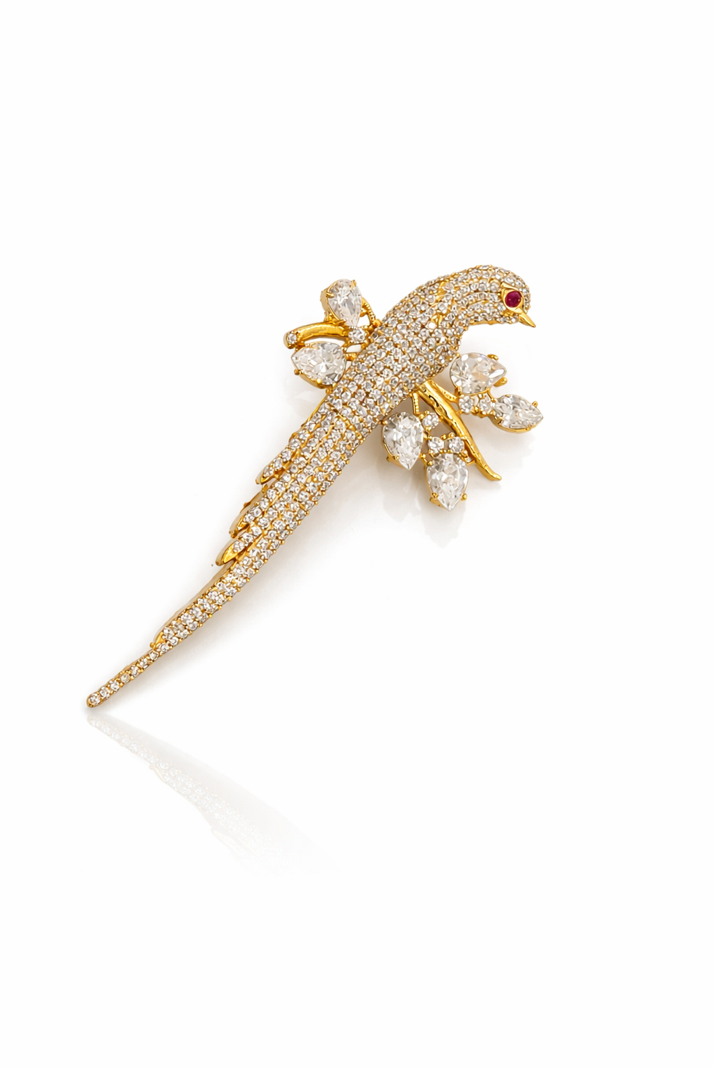 Willow Parrot Brooch 08700 - 4