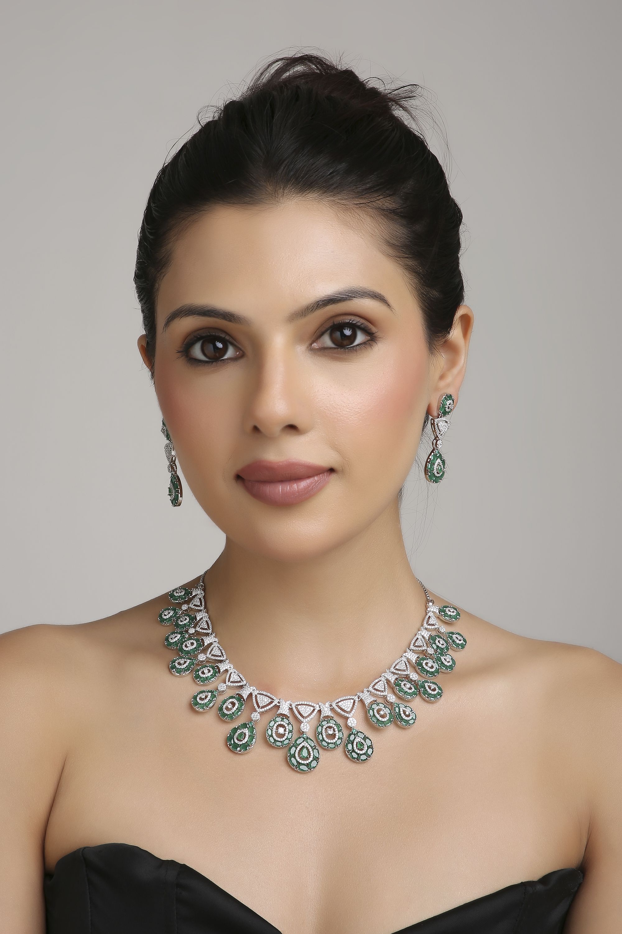 Cz Necklace 07586 - 11