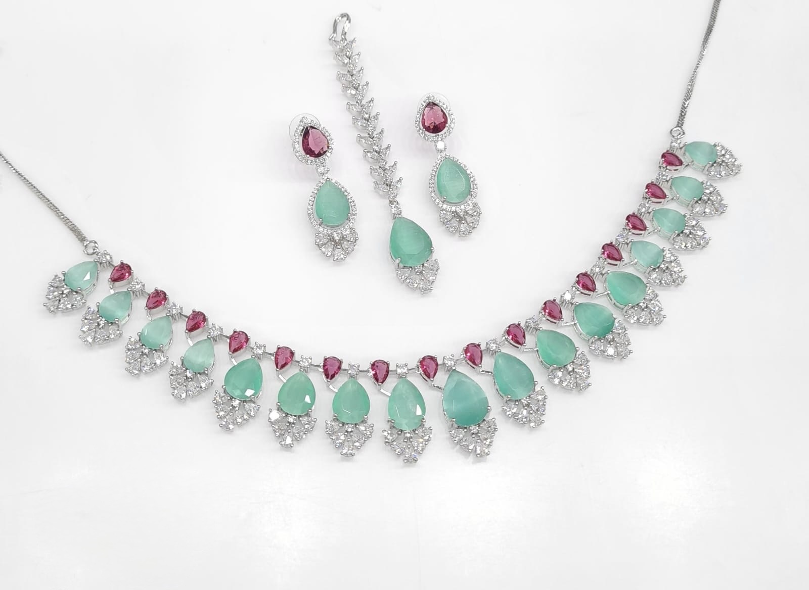 Cz Necklace 06683 - 10