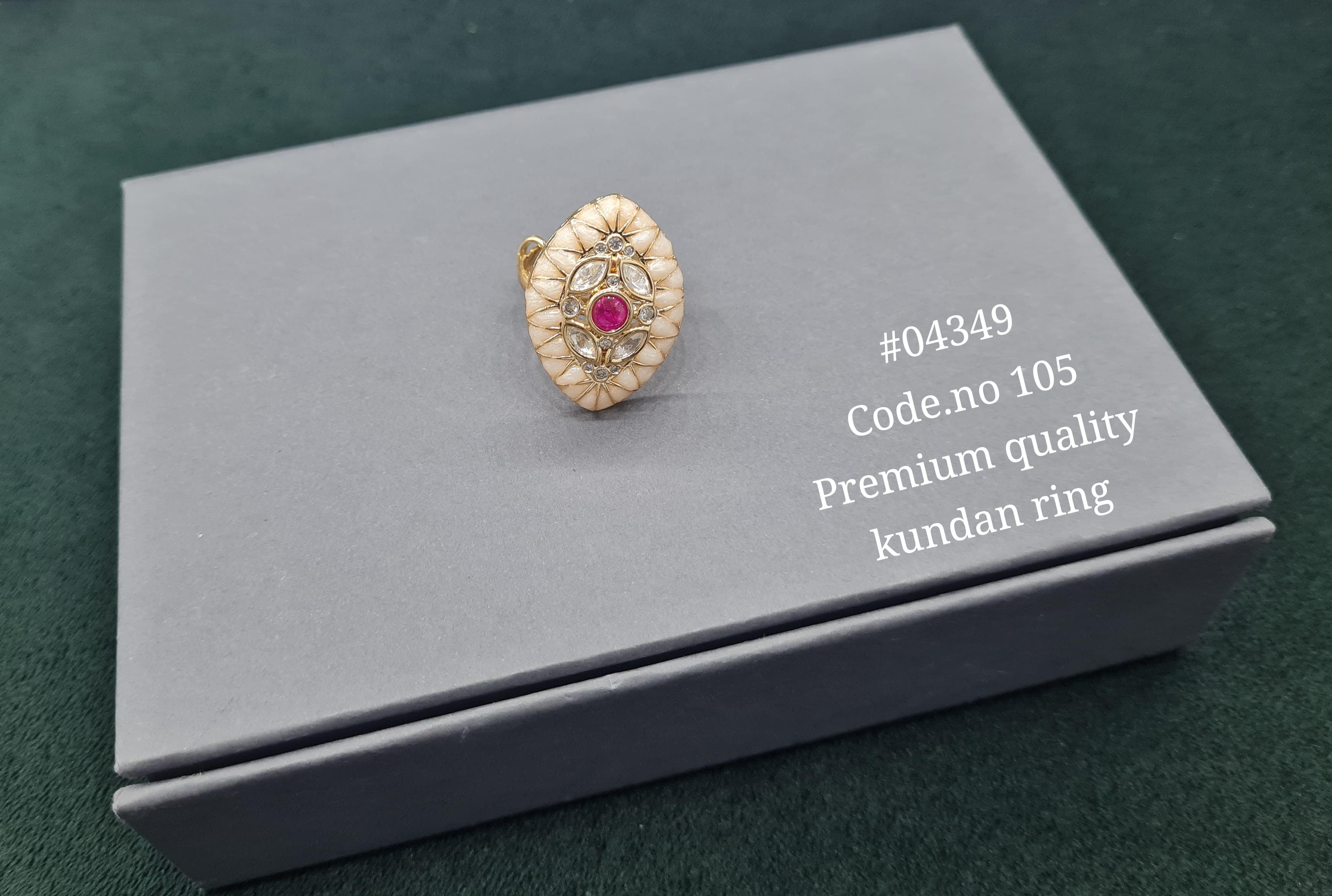 Kundan Fingerring 04349