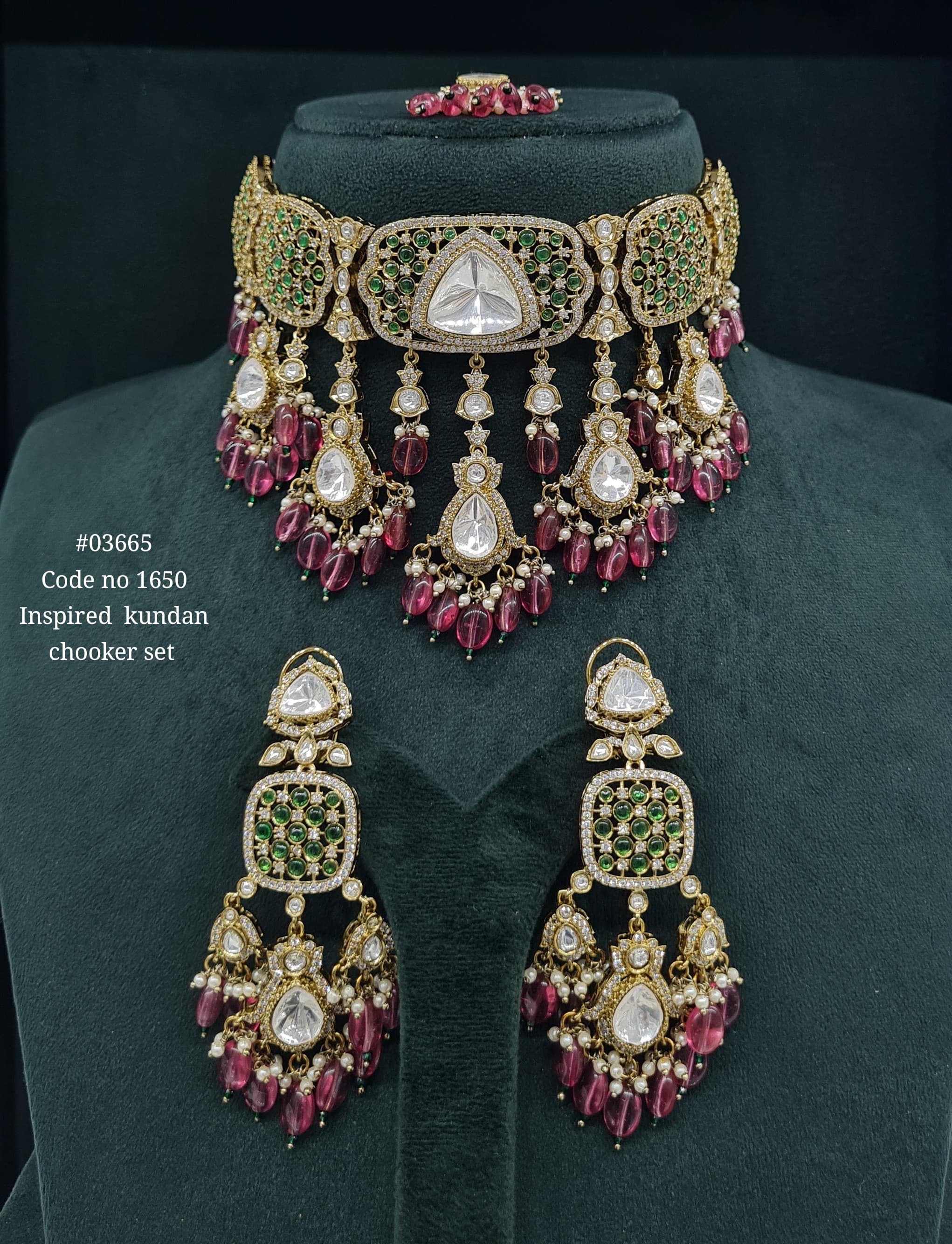 Kundan Choker 03665 - 6