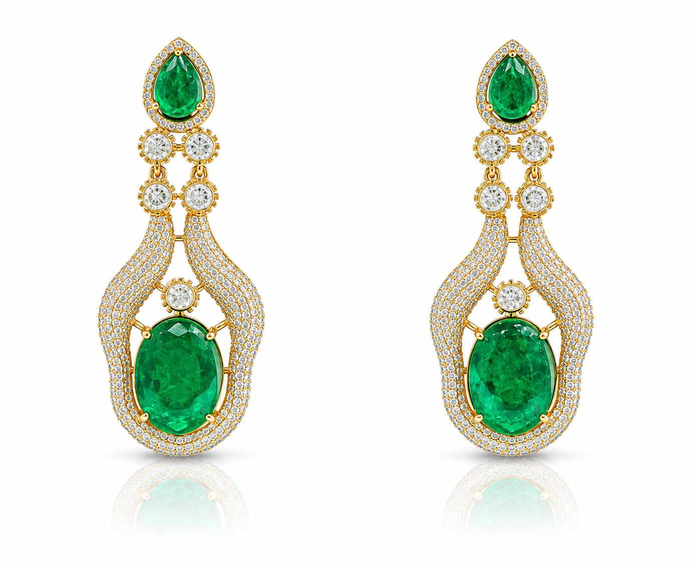 Doublet Kundan Earings 02064 - 8