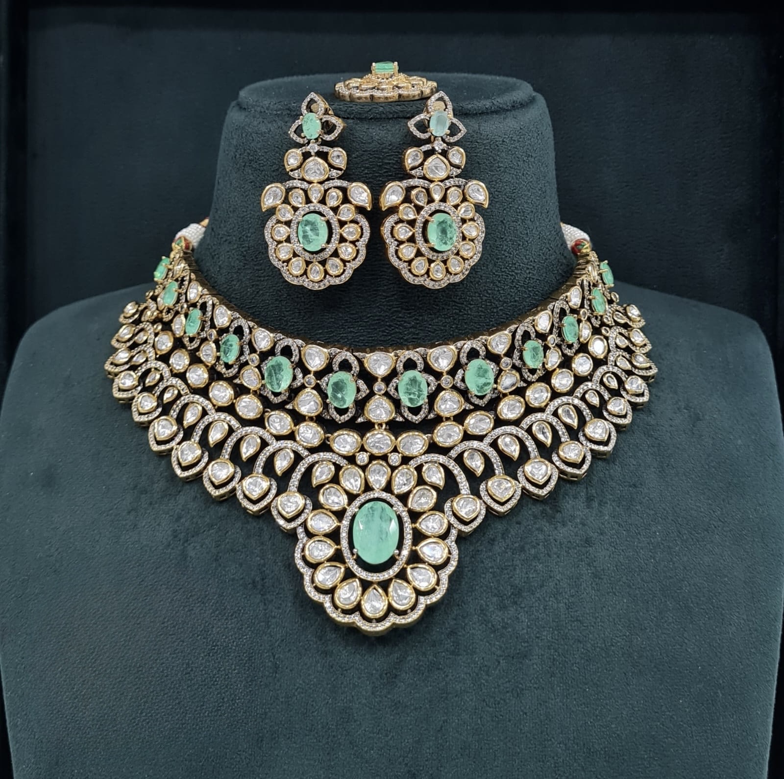Victorian Kundan Necklace 08413