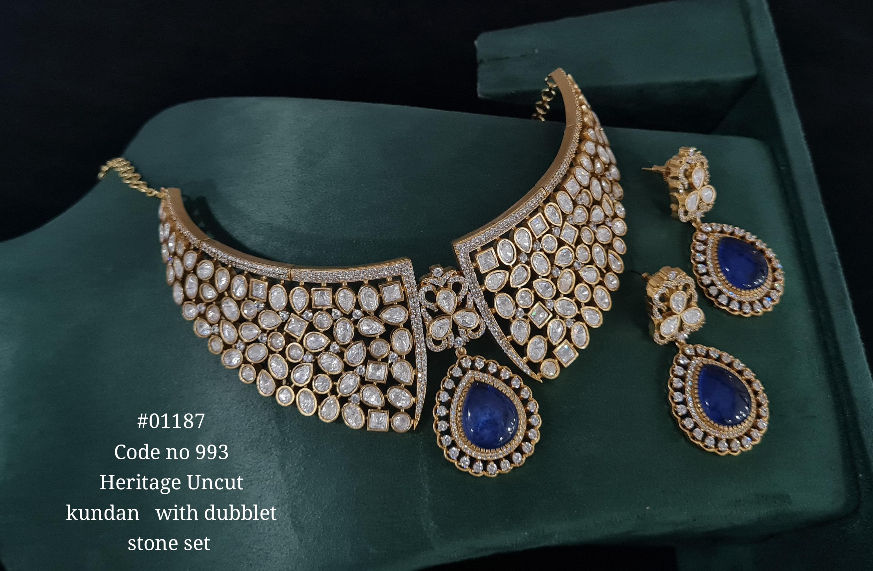 Kundan Necklace 01187 - 7