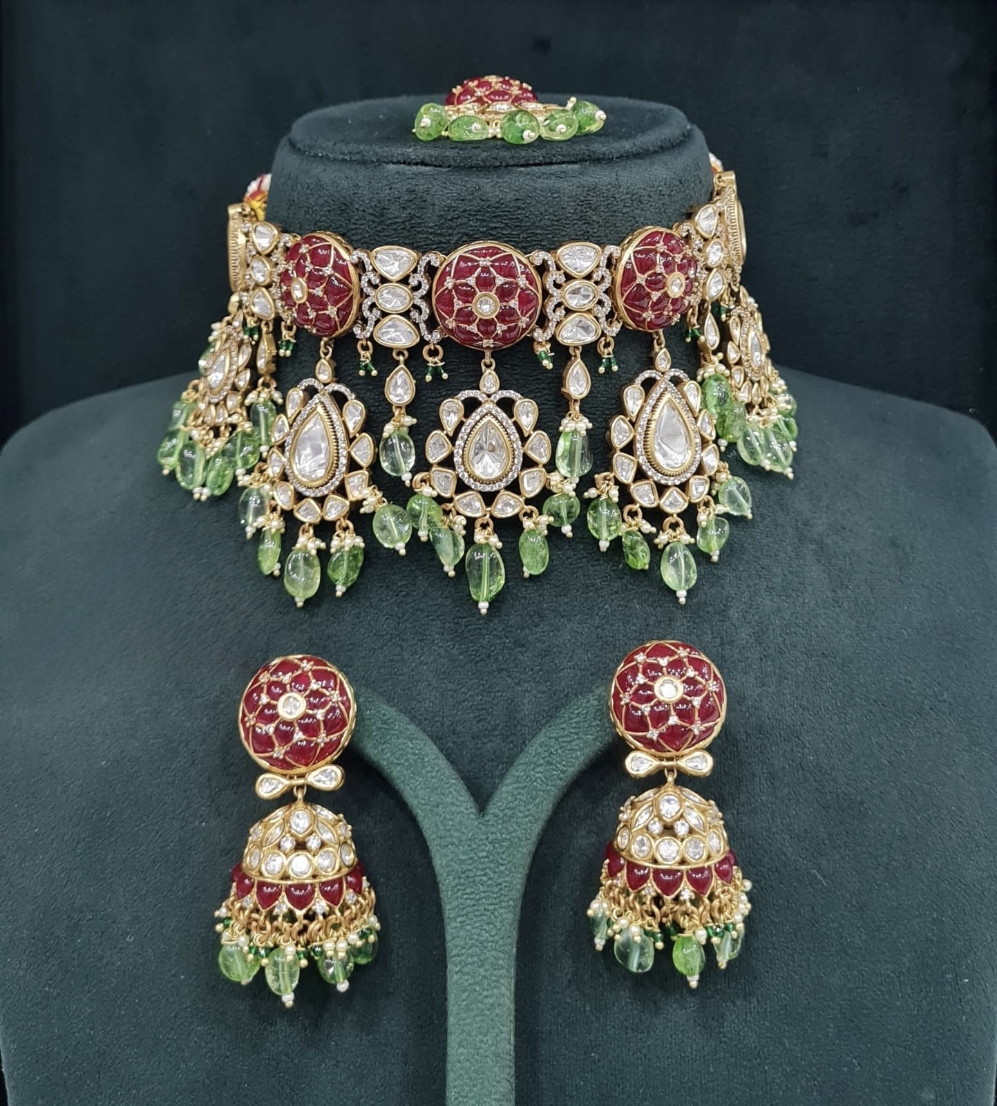 Kundan Necklace 08931 - 4
