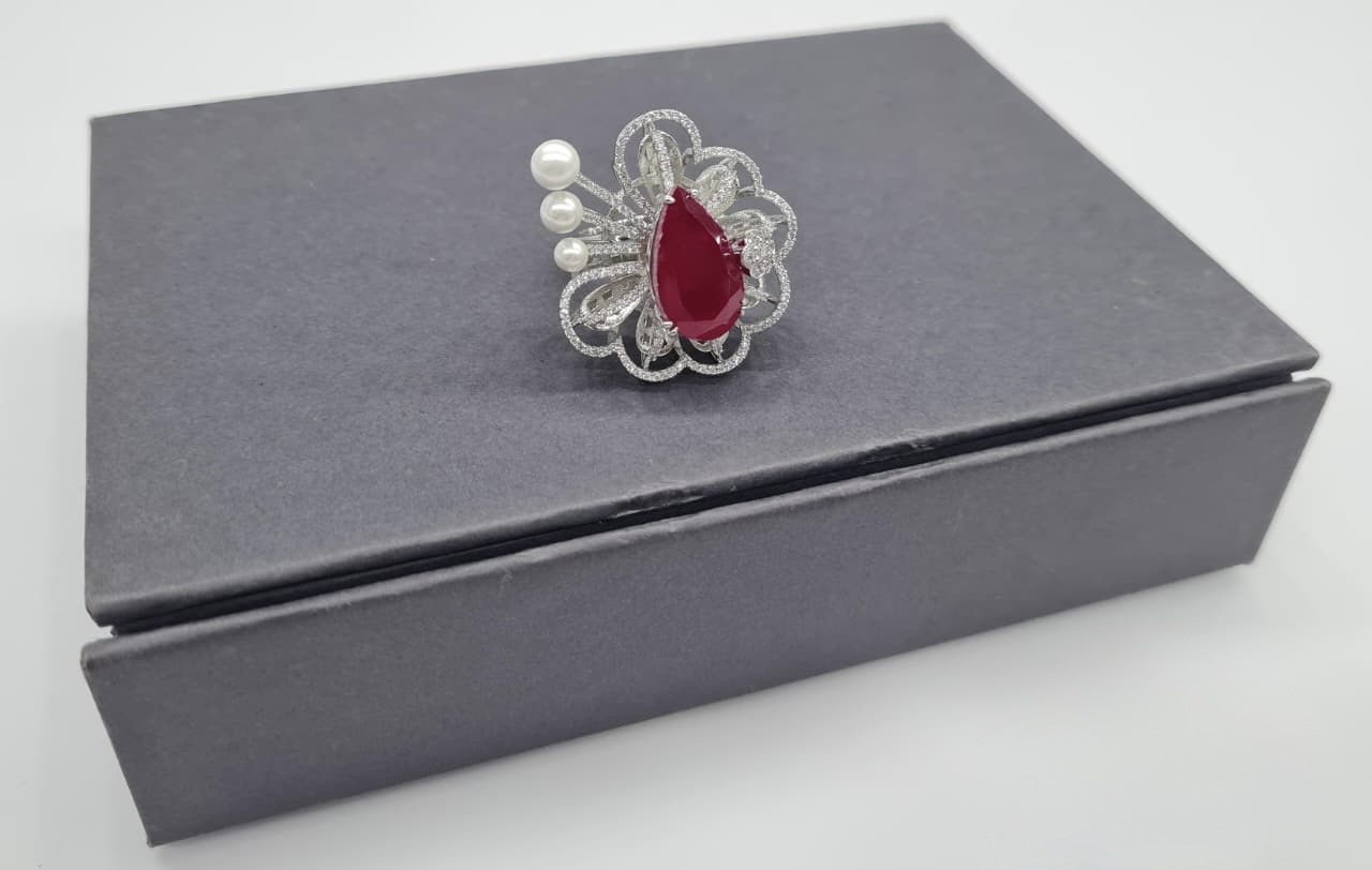 Cz Fingerring 06090 - 4