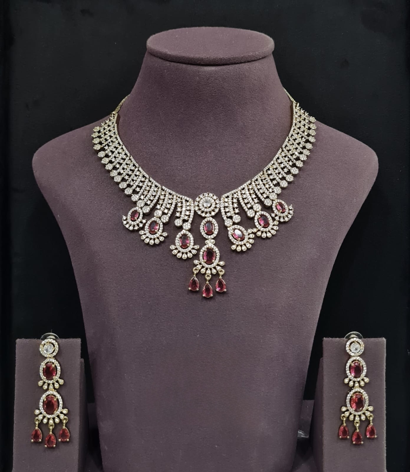Cz Necklace 11109 - 14