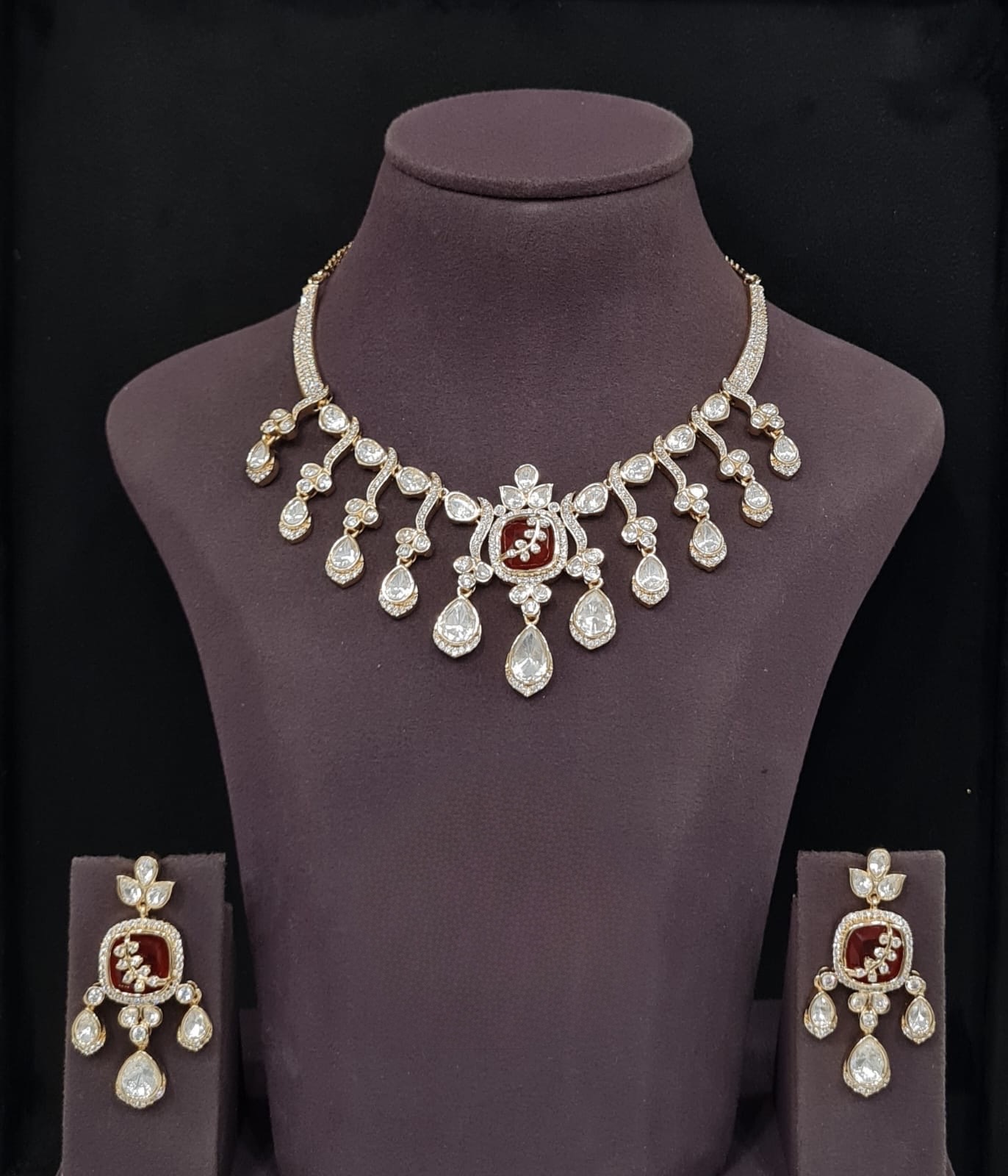 Kundan Necklace 11236 - 6