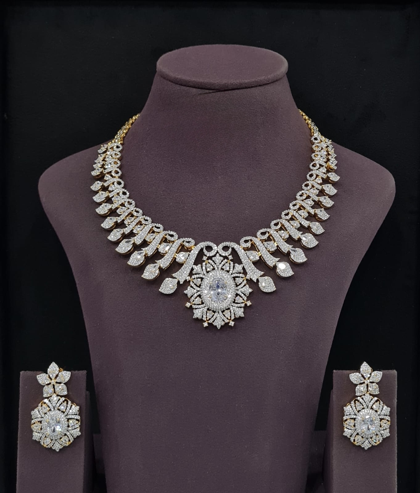 Cz Necklace 10576 - 4