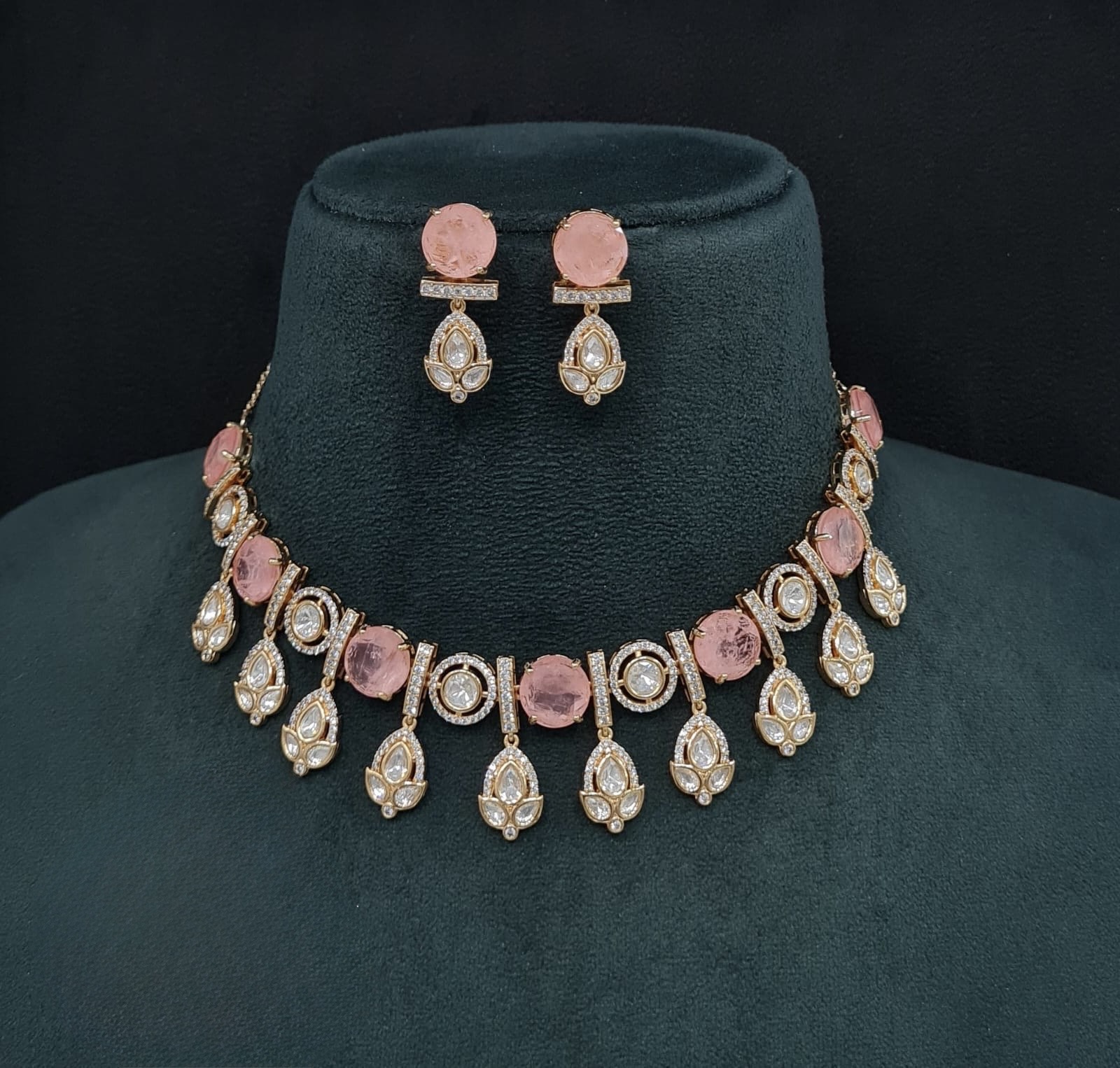 Kundan Necklace 08903 - 3