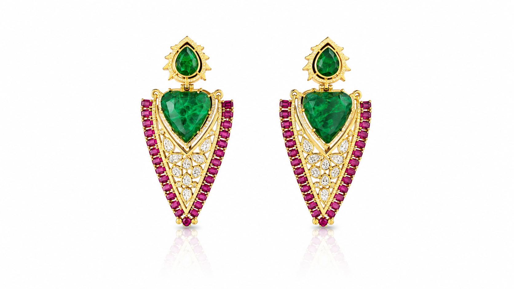 Kundan Earrings 08206 - 15