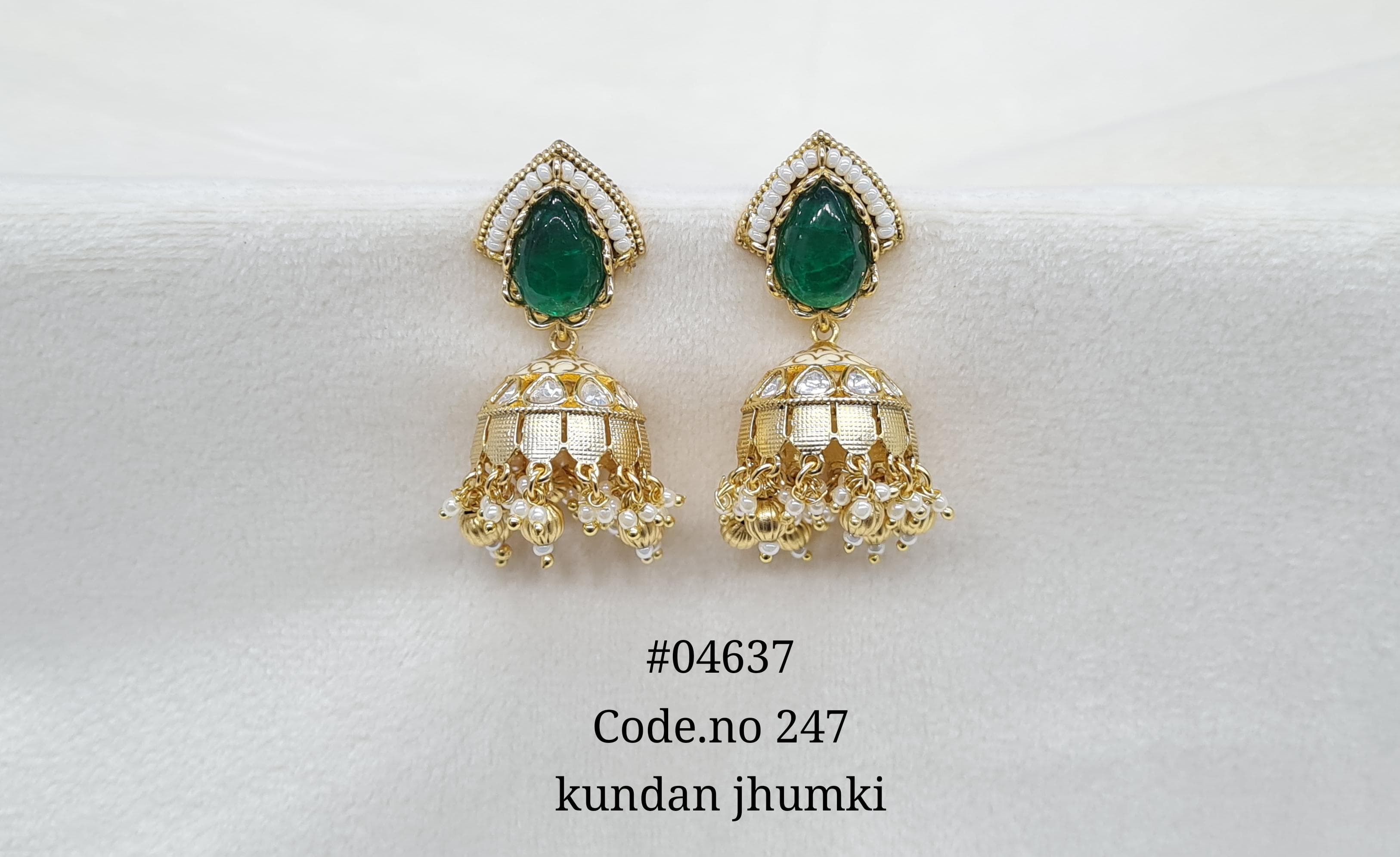 Kundan Jhumki 04637 - 4