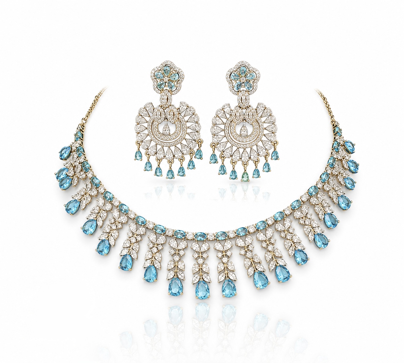 Cz Necklace 10256