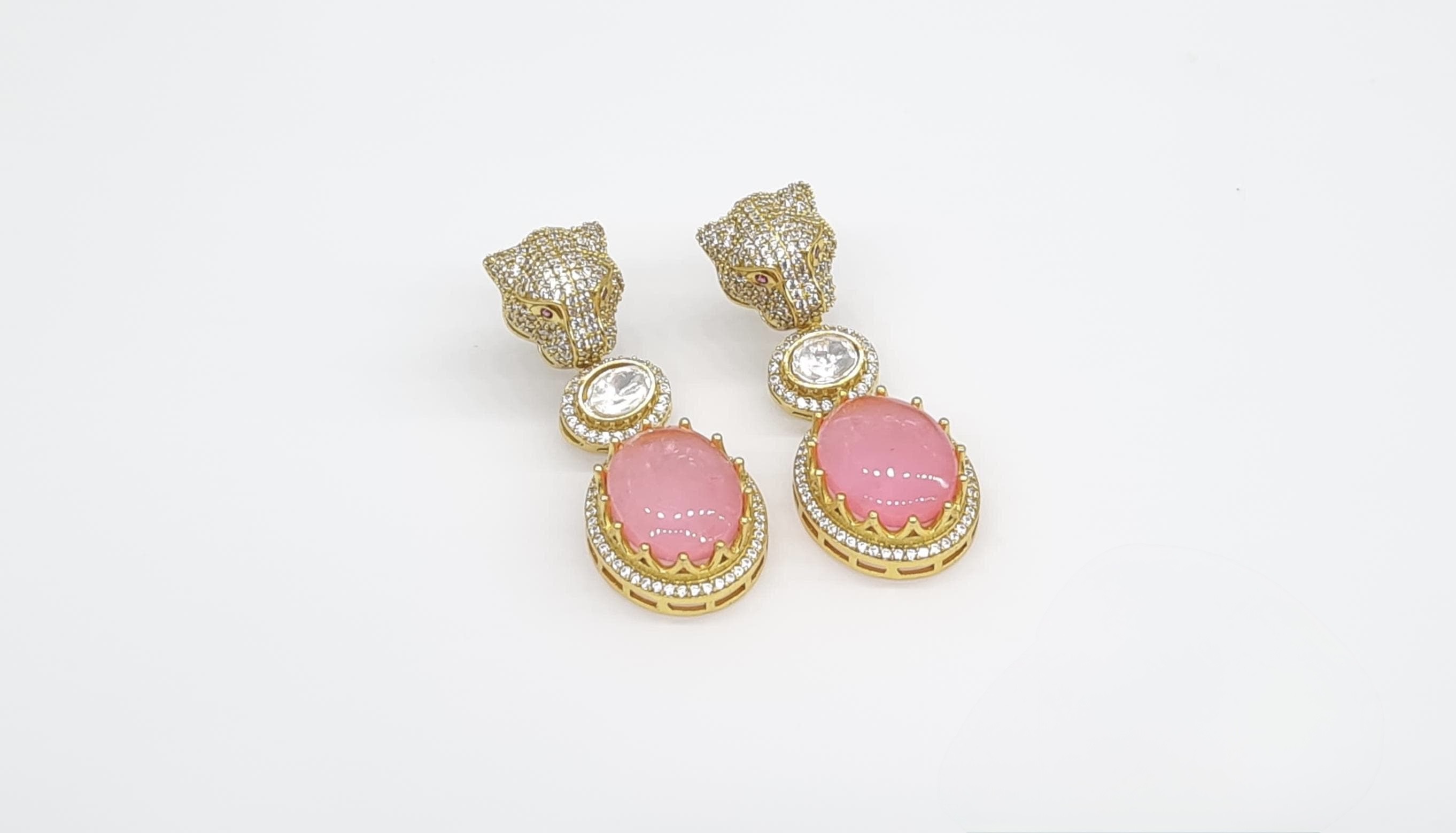 Kundan Earrings 10055 - 3