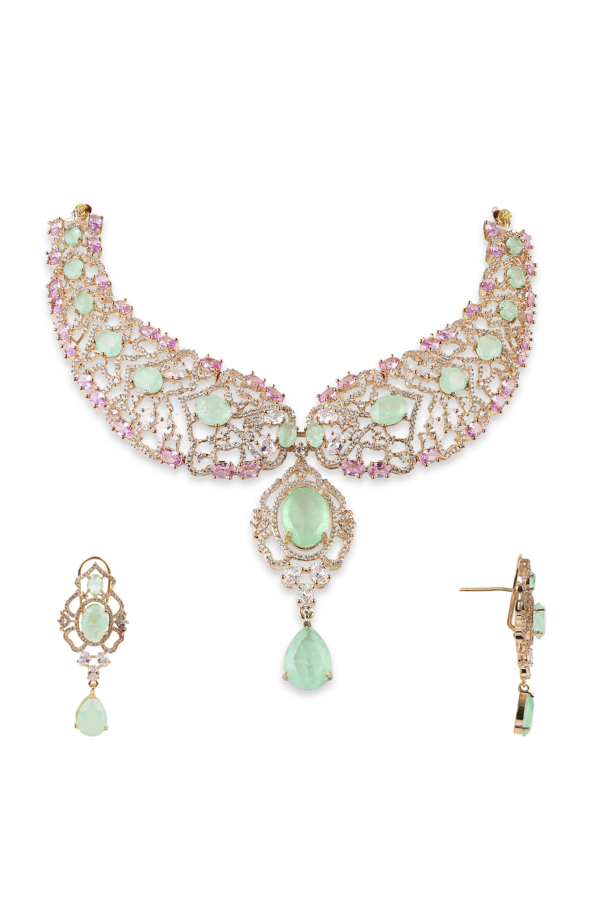 Cz Necklace 10361 - 4