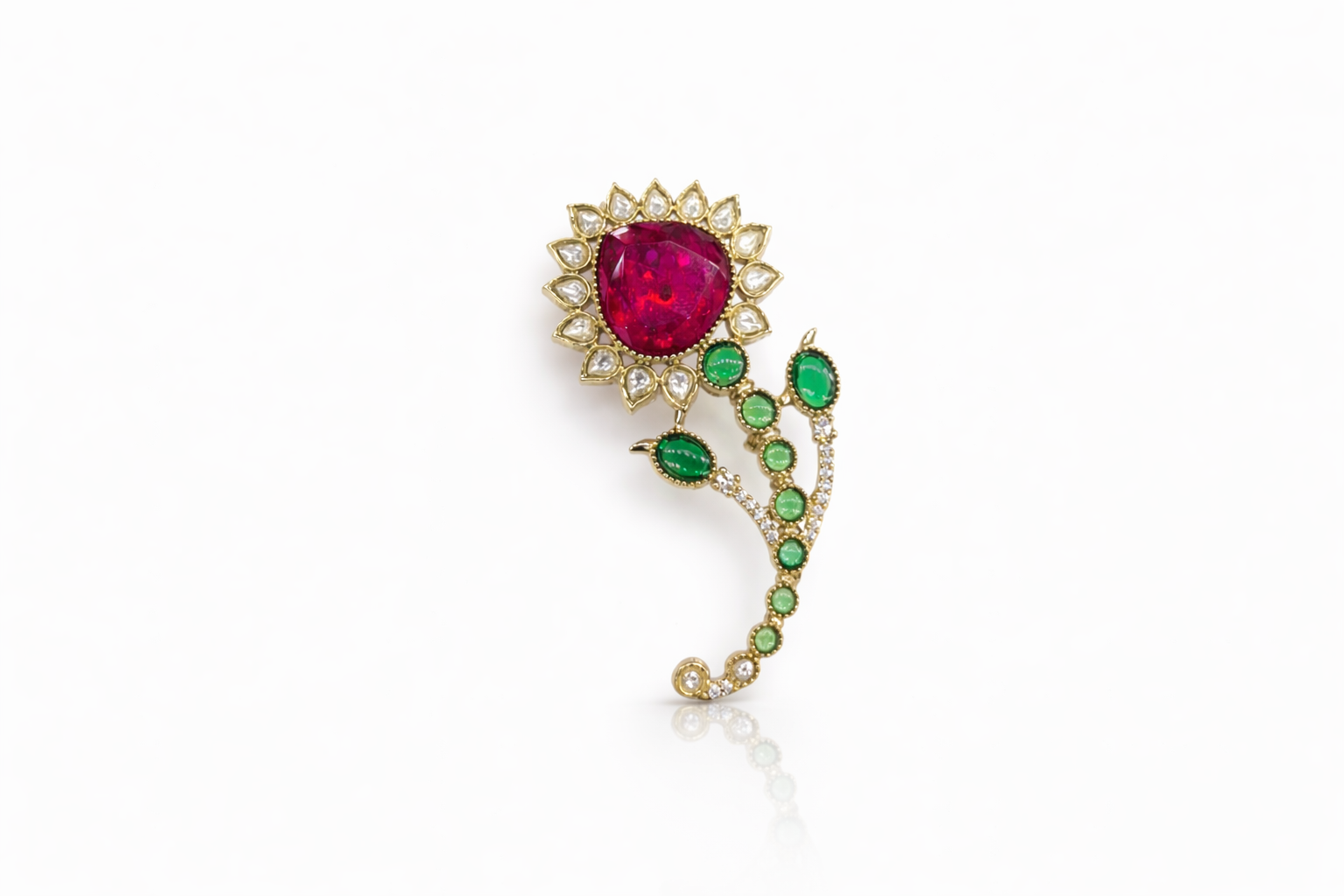 Kundan Brooch 04459