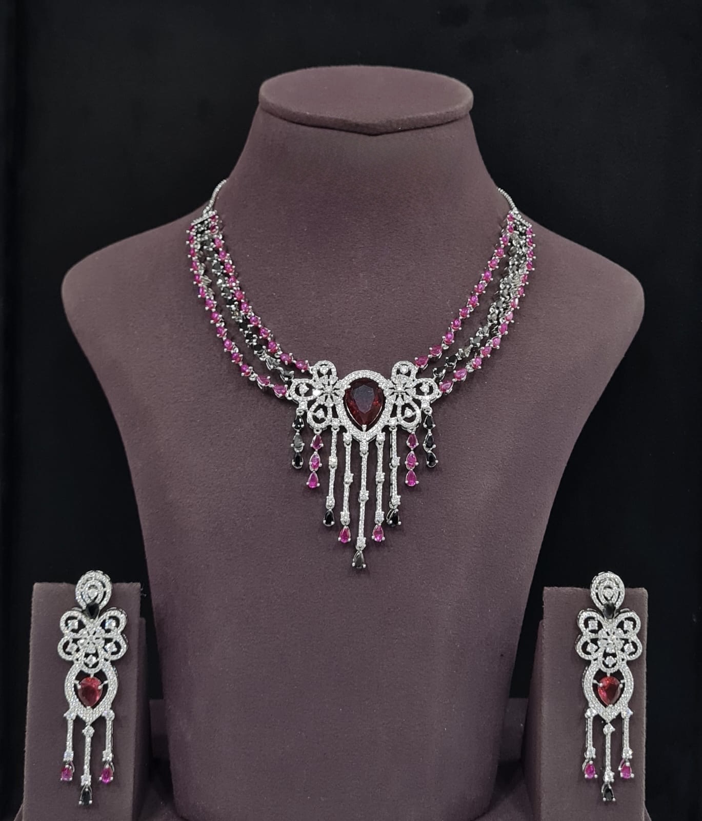 Cz Necklace 11410 - 6