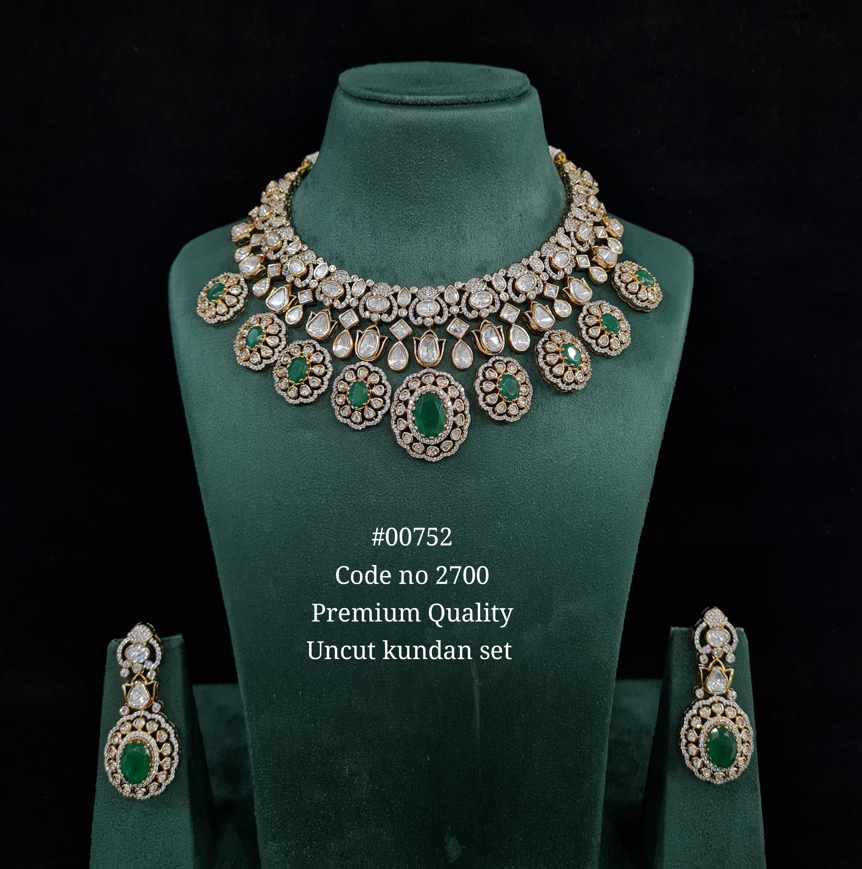 Kundan necklace 00752