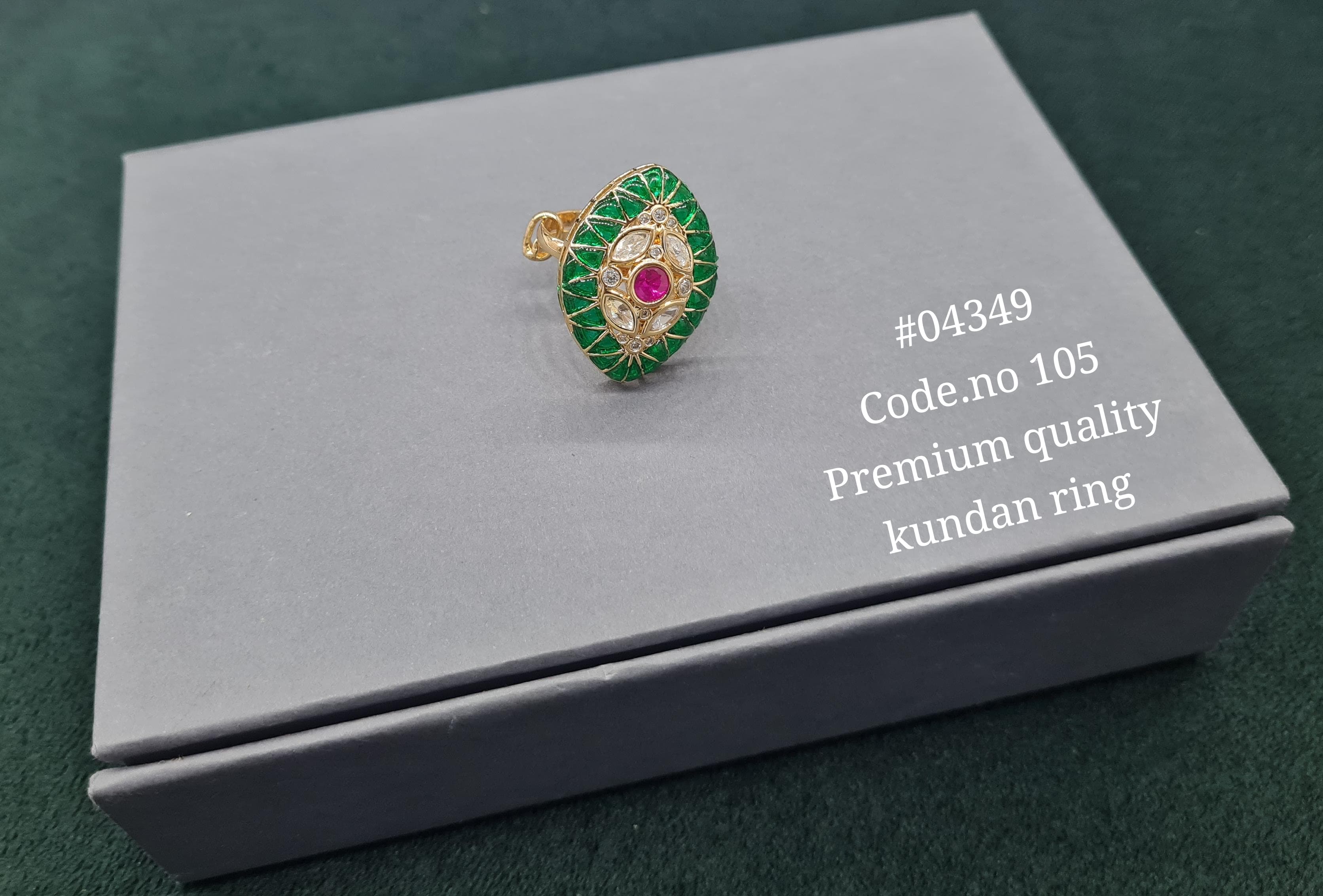 Kundan Fingerring 04349 - 4