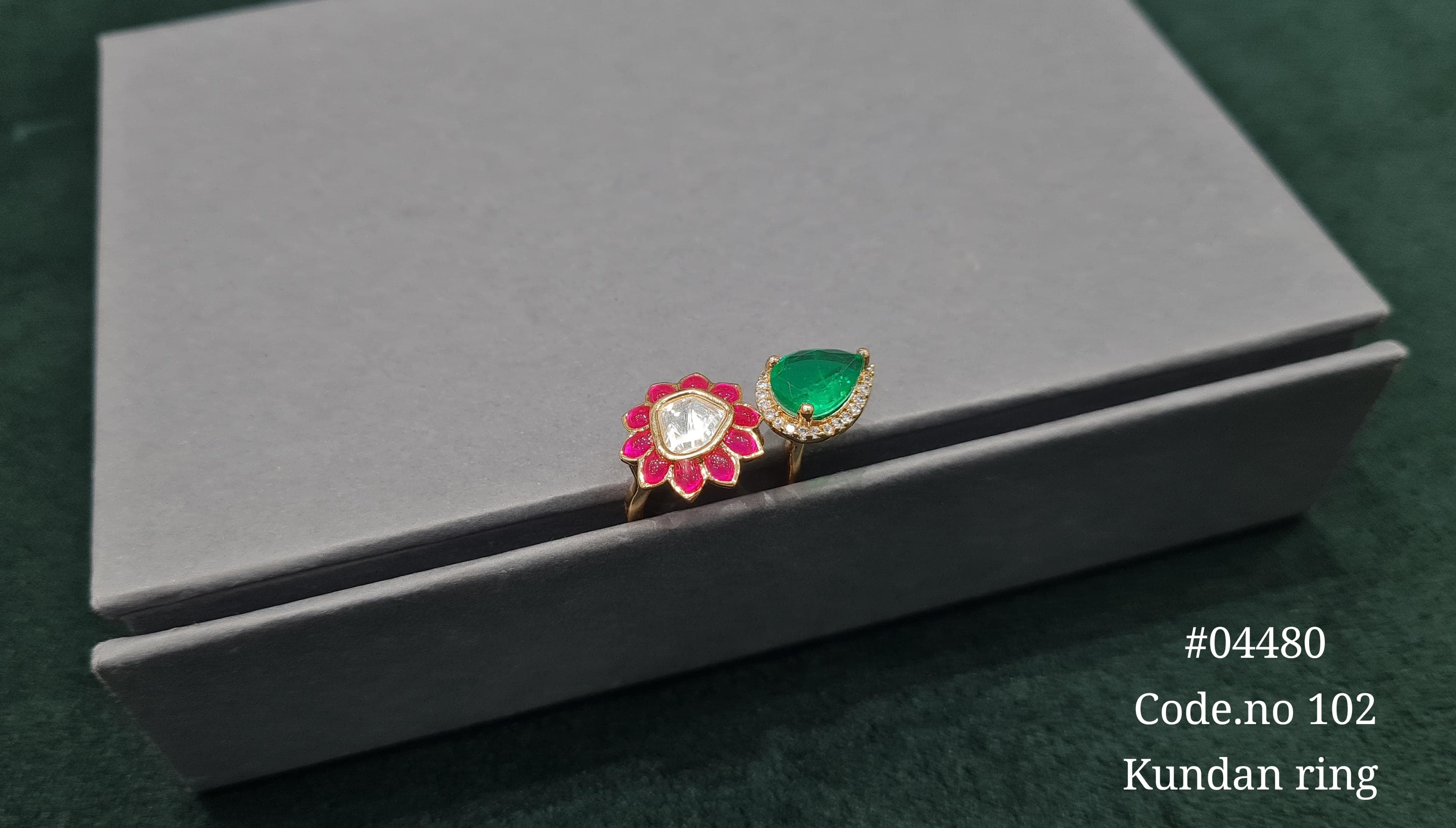 Kundan Fingerring 04480