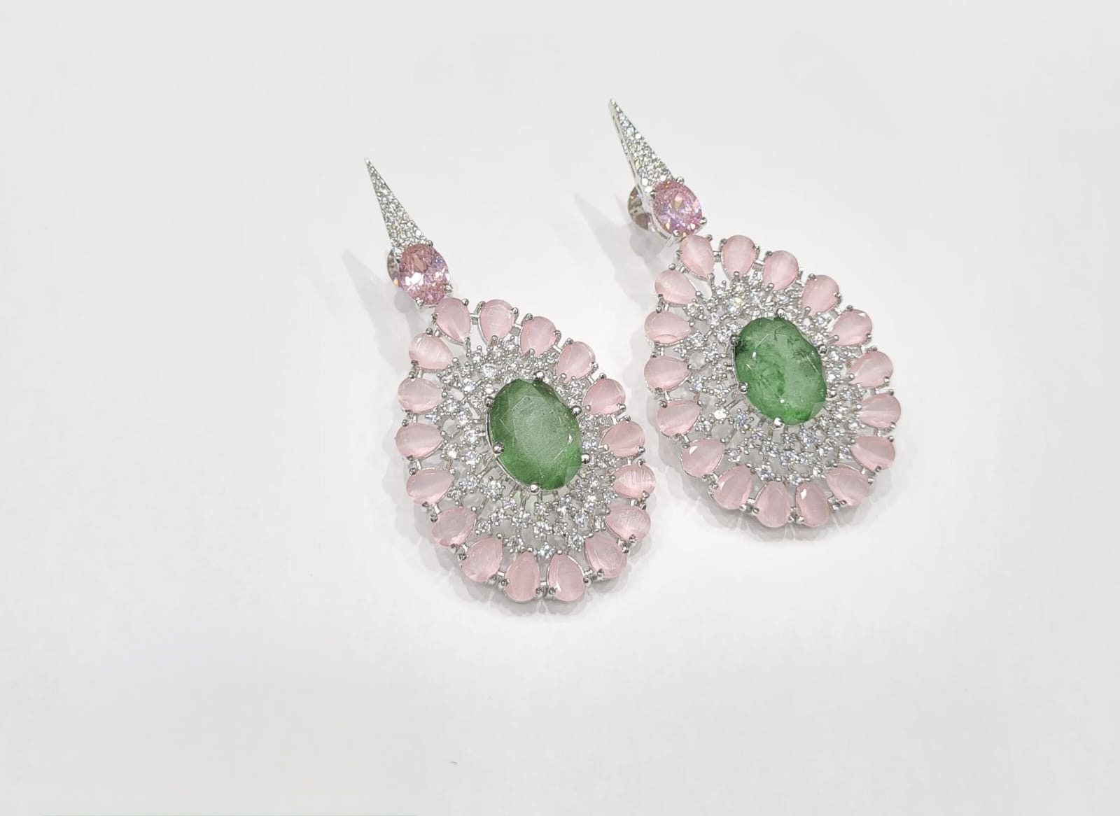 Cz Earrings 08446 - 12