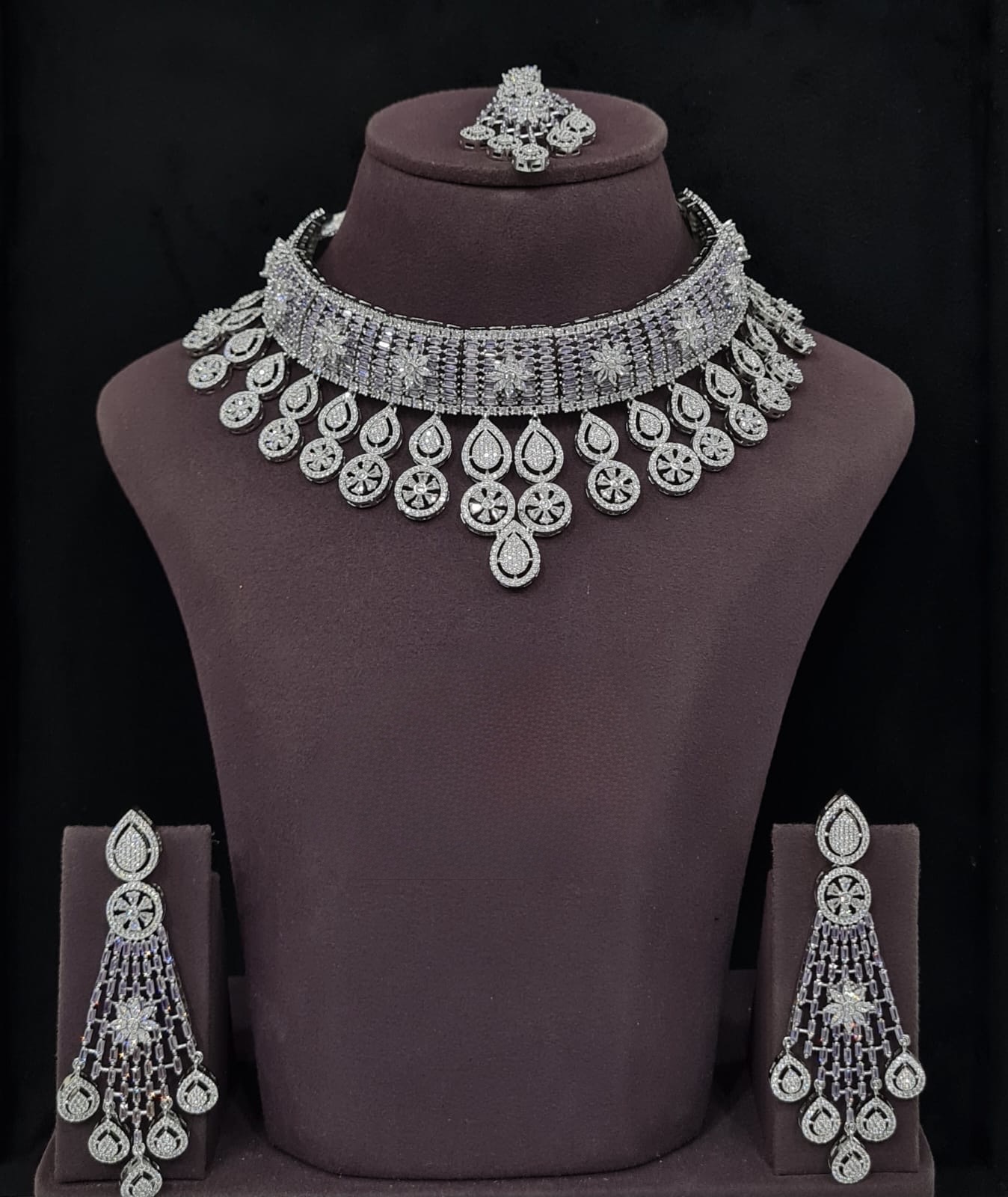 Cz Necklace 11406 - 4