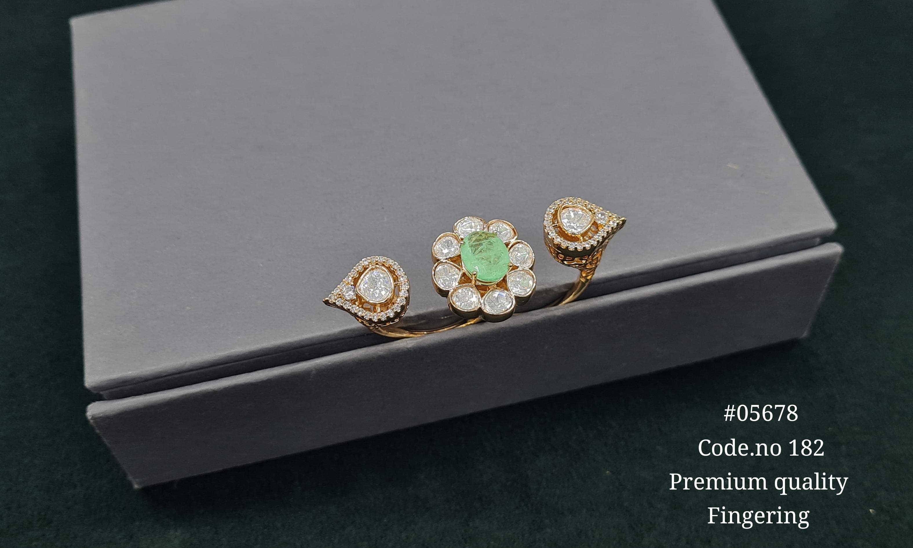 Kundan Fingerring 05678 - 3