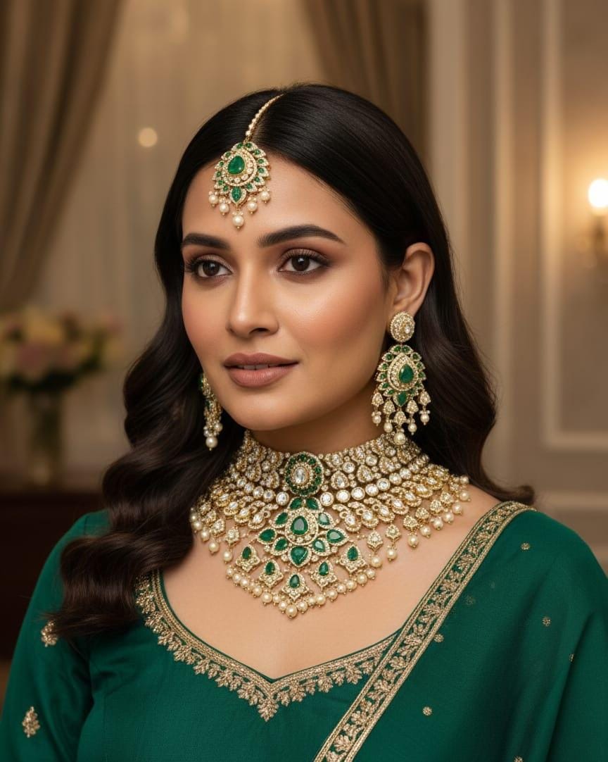 Kundan Bride Set 05496