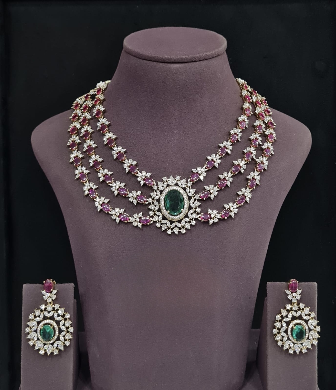 Cz Necklace 11424 - 3