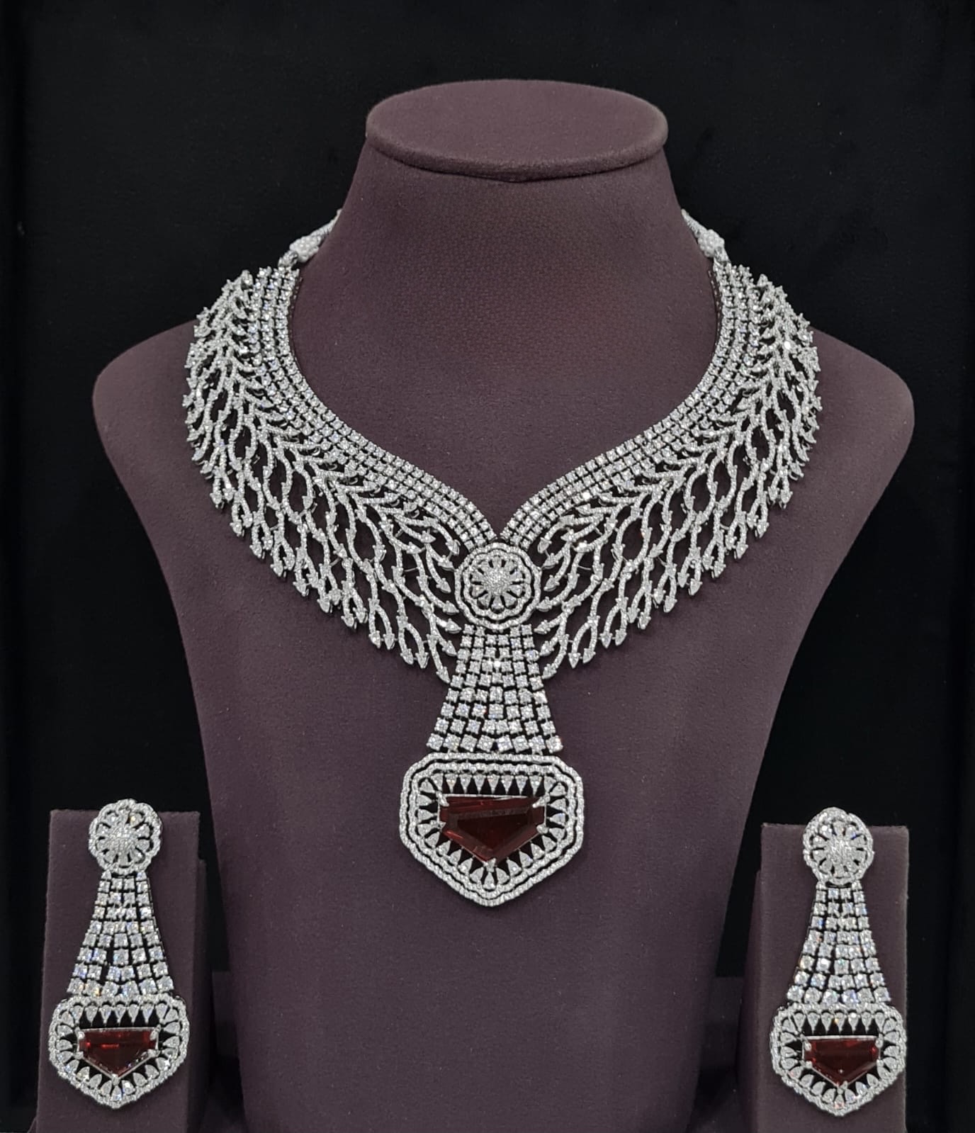 Cz Necklace 10627 - 2
