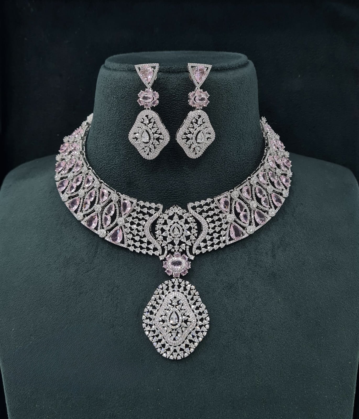 Cz Necklace 06097 - 8