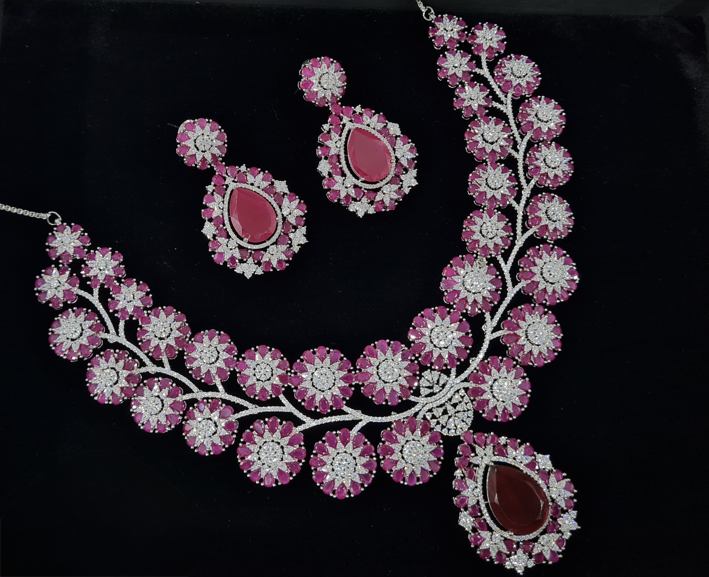 Cz Necklace 06270 - 3