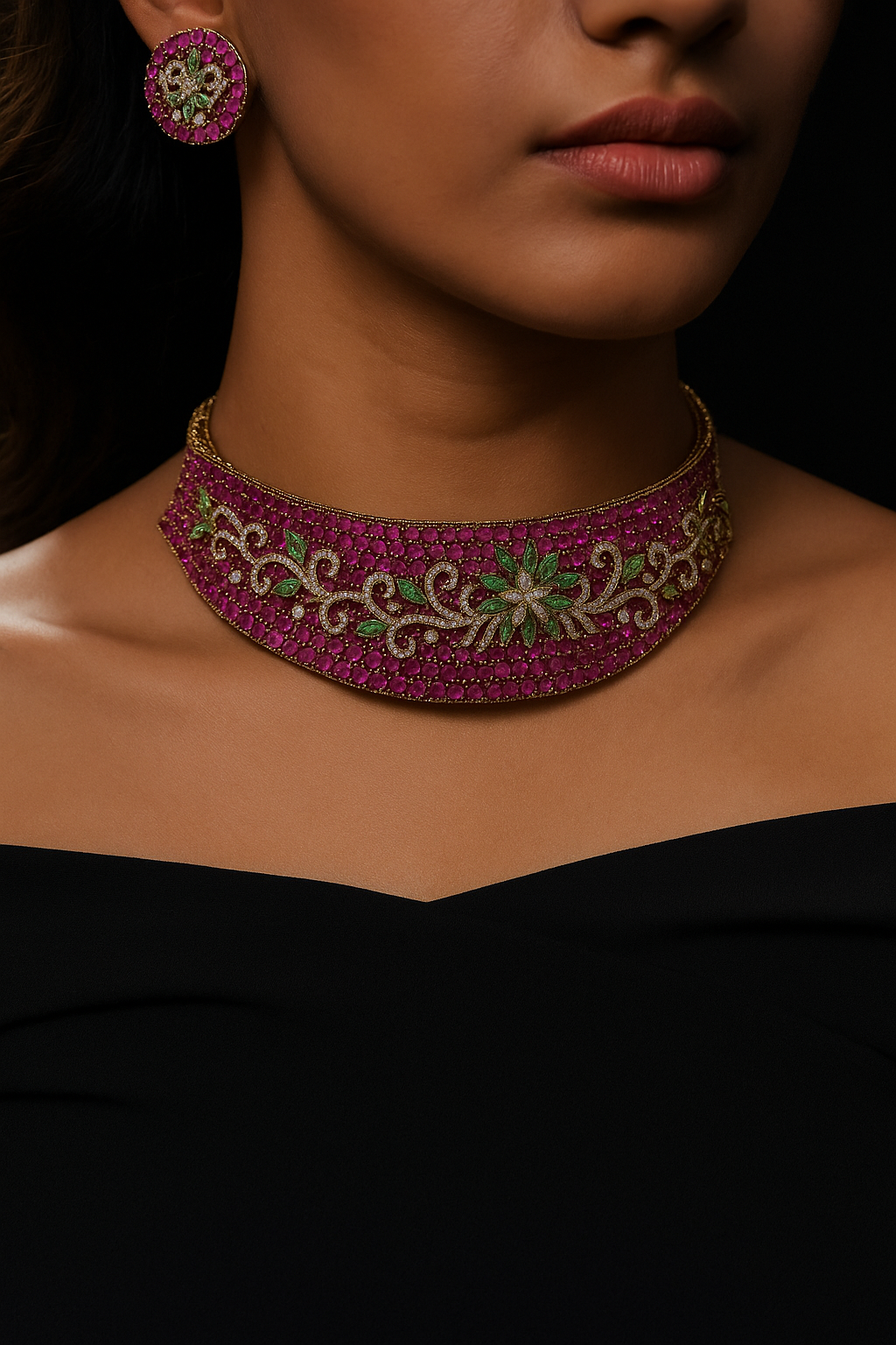 Cz Necklace 05524 - 7