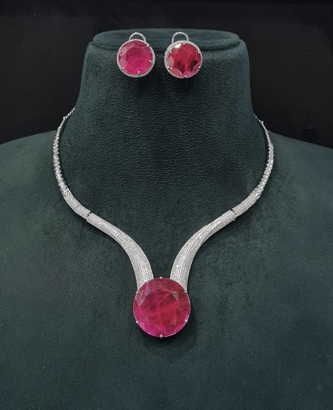 Cz Necklace 10137 - 5