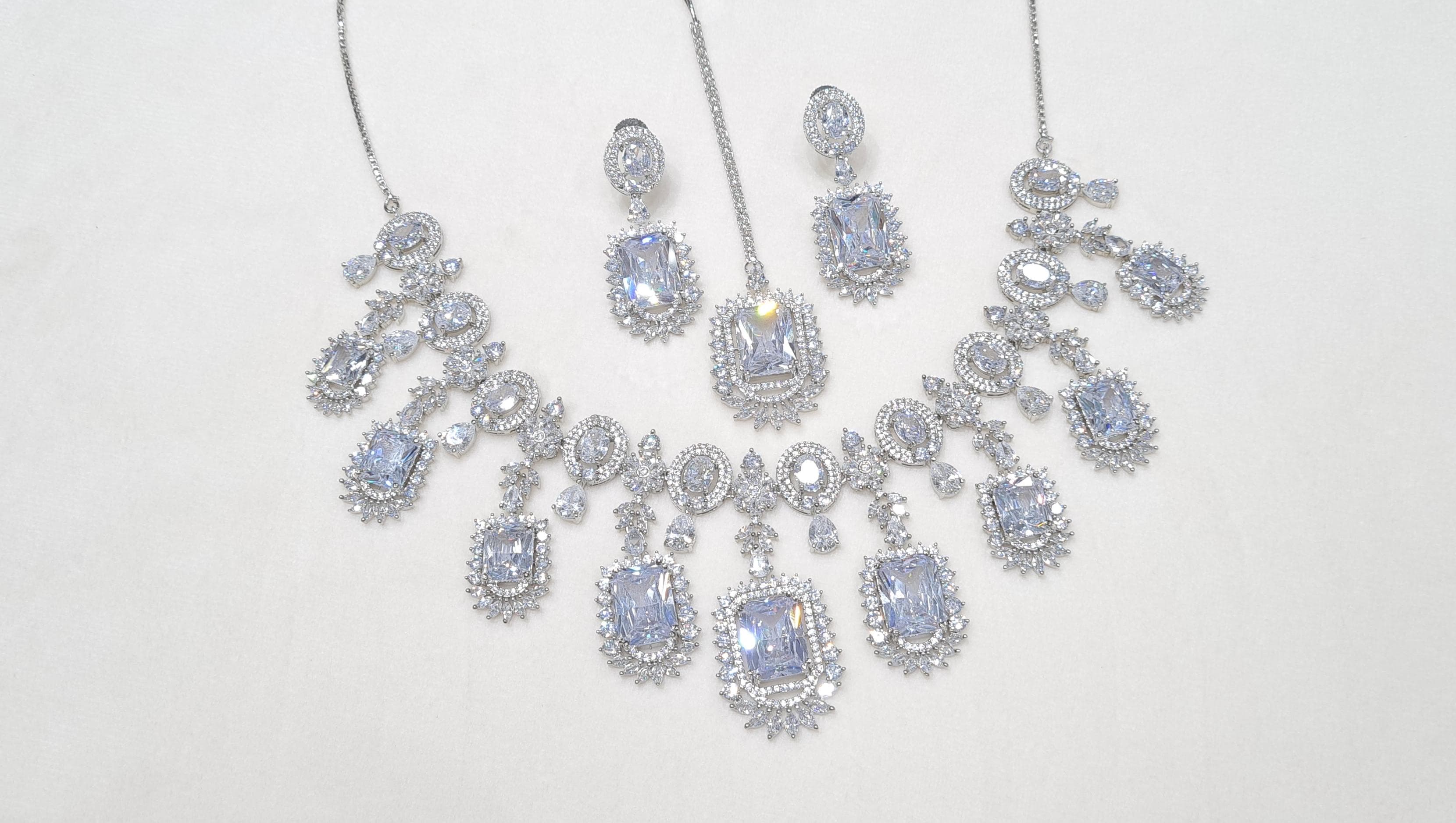 Cz Necklace 02326 - 4