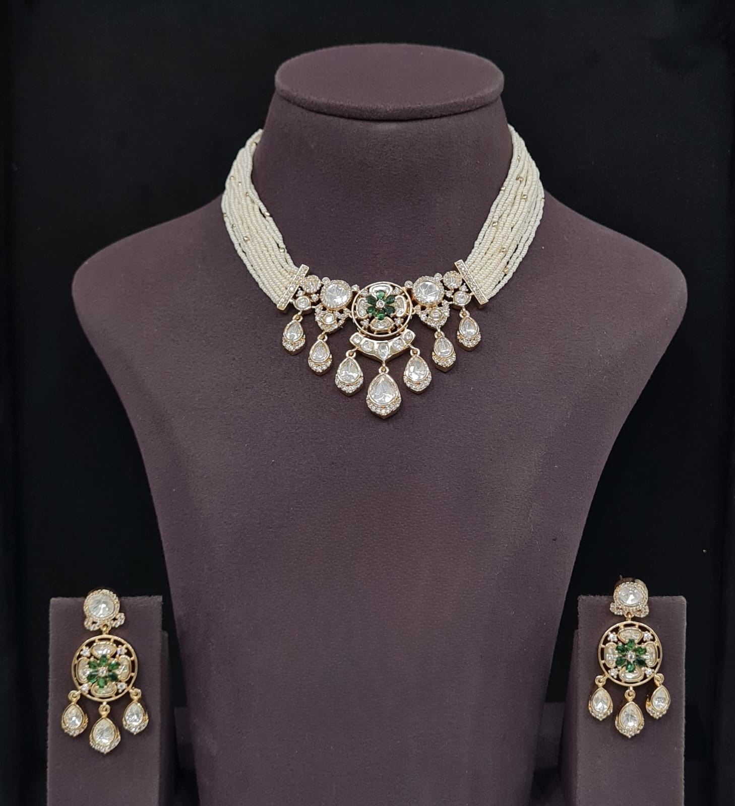 Kundan Necklace 11235 - 6