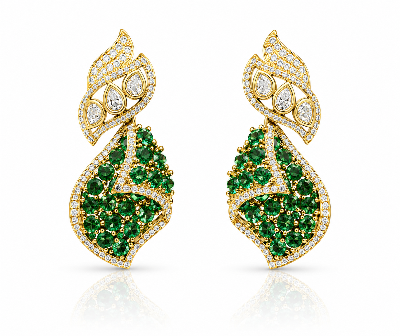 Kundan Earrings 08203 - 7